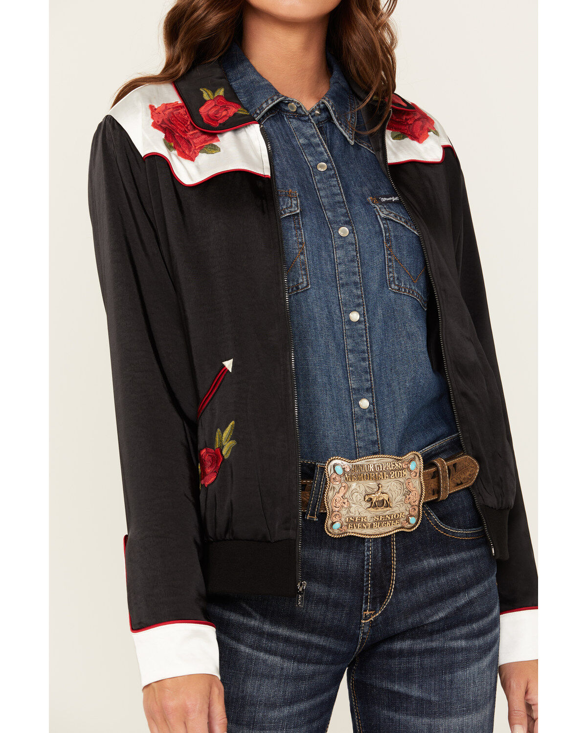 Ariat X Rodeo Quincy Women's Floral Bomber Jacket