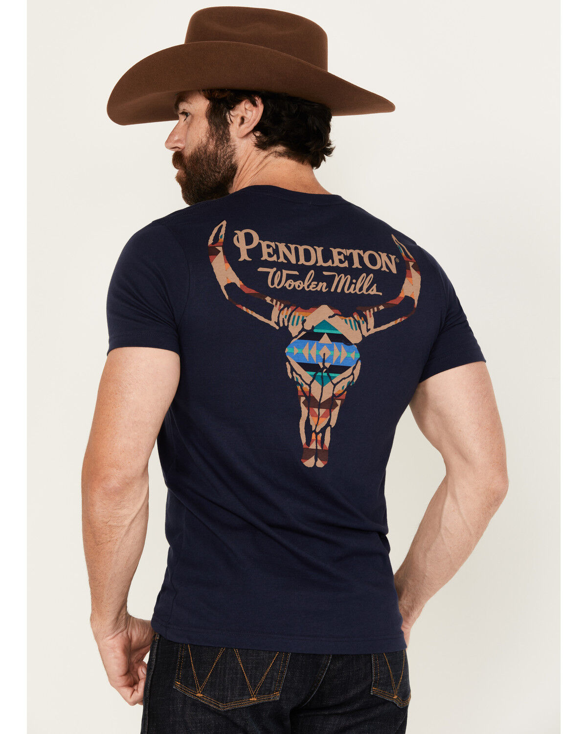 Pendleton Men's Boot Barn Exclusive Stone Skull Short Sleeve T-Shirt
