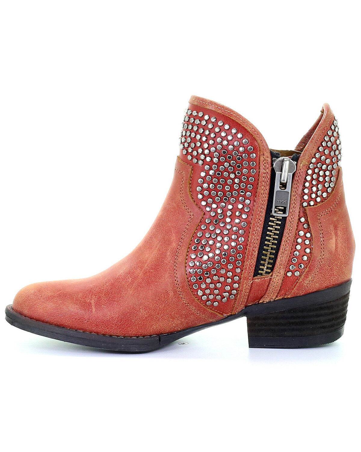 Circle G Women's Studded Booties - Round Toe