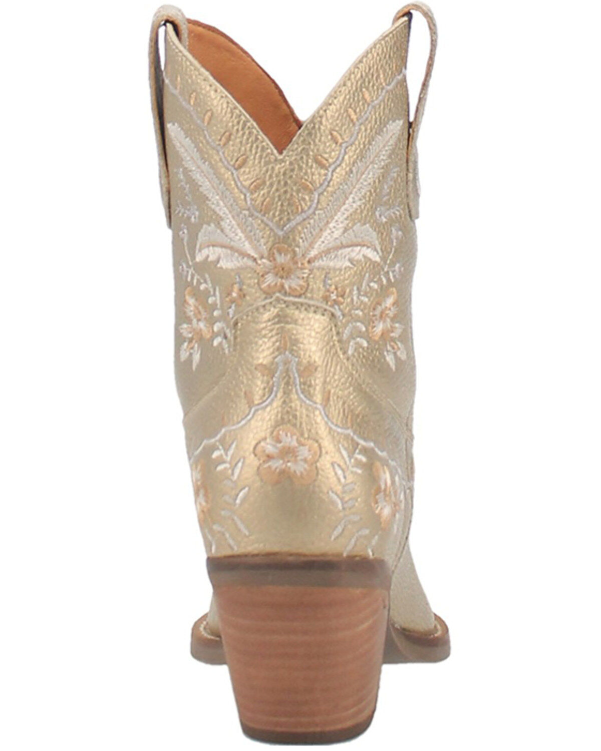 Dingo Women's Primrose Embroidered Floral Western Booties - Snip Toe