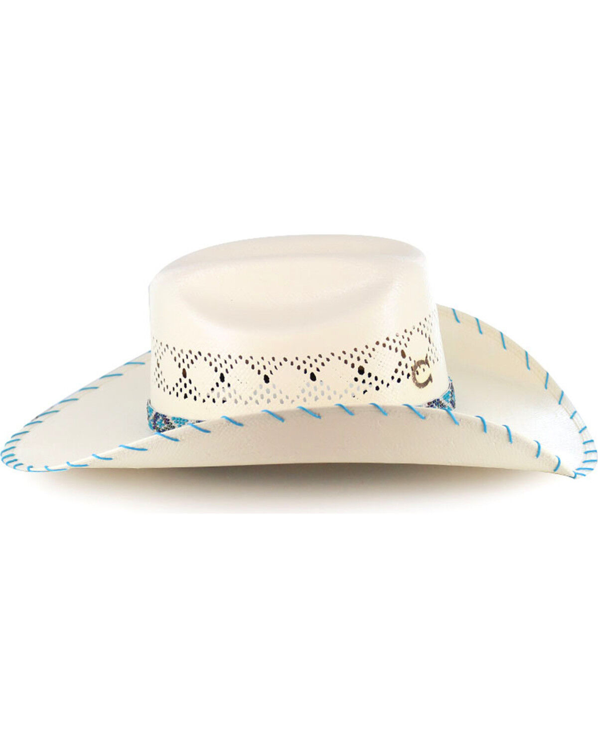Charlie 1 Horse Girls' Straw Cowboy Hat