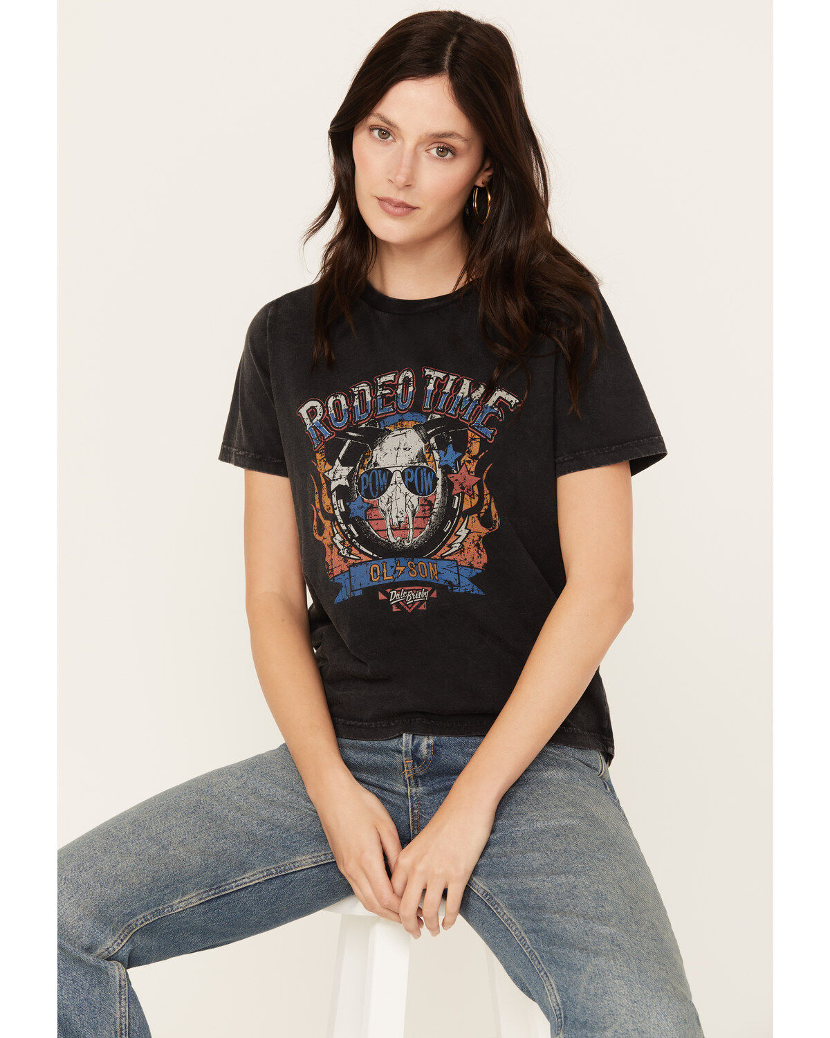 Rock & Roll Denim Women's Short Sleeve Dale Brisby Graphic Tee