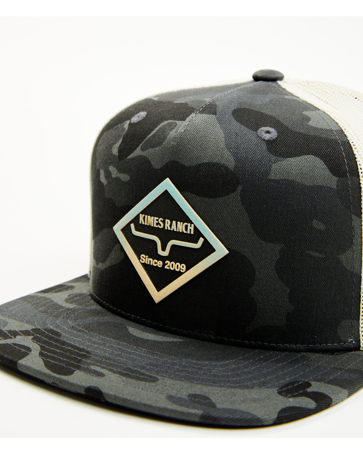 Kimes Ranch Men's Diamond Dogs Camo Mesh Back Ball Cap