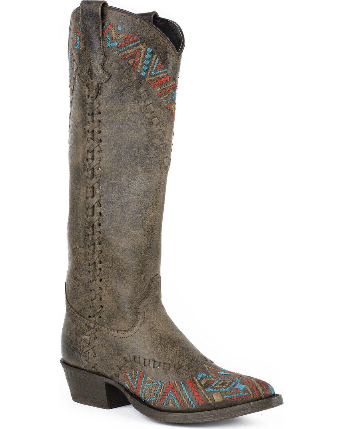 Stetson Women's Doli Aztec Embroidered Western Boots