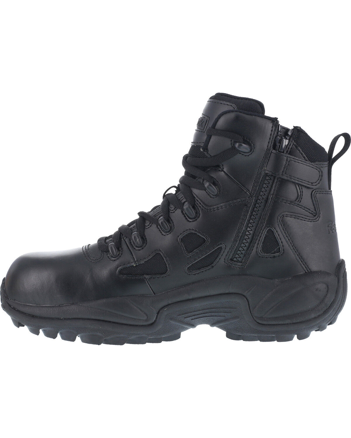 Reebok Men's Stealth 6" Lace-Up Side Zip Work Boots - Composite Toe