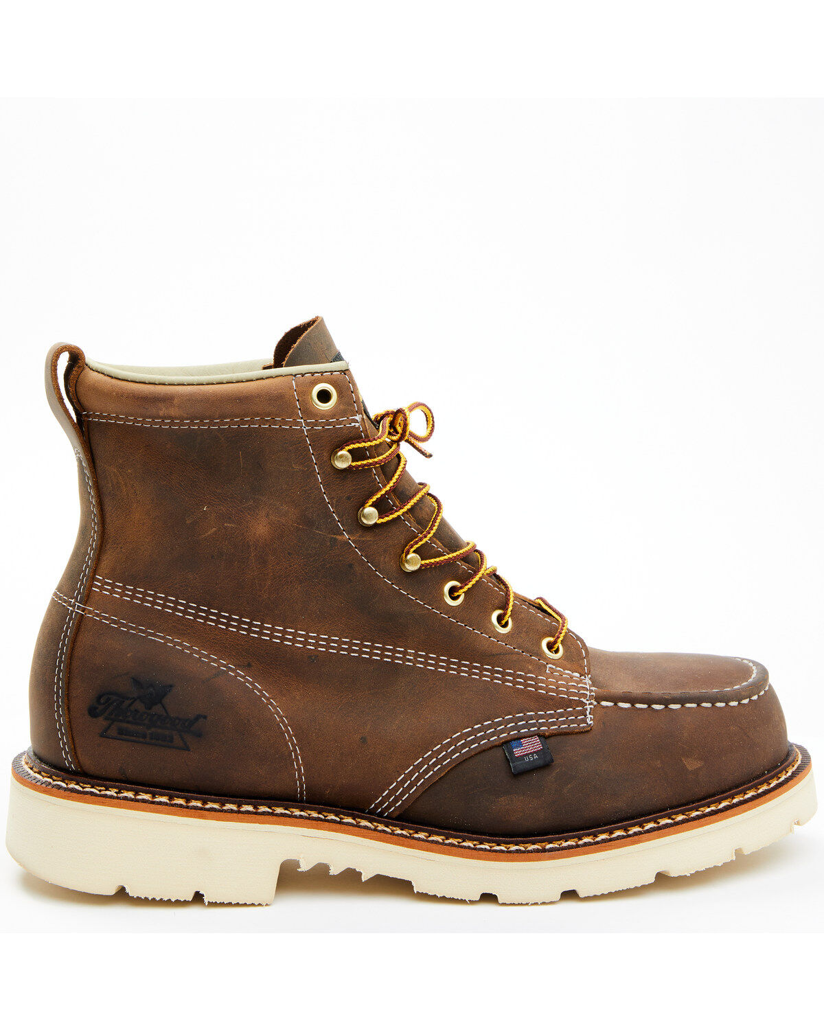 Thorogood Men's American Heritage Classics 6" USA Work Boots - Steel Toe