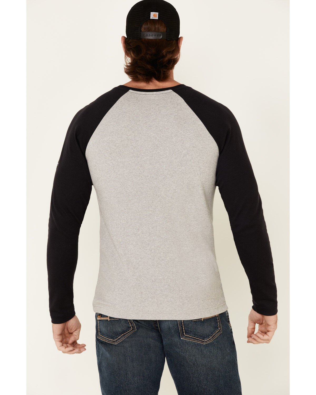 Rock & Roll Denim Men's FR Long Sleeve Work Raglan T-Shirt