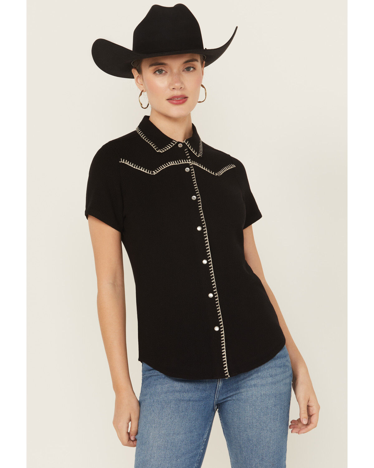 Idyllwind Women's Featherlight Short Sleeve Snap Shirt