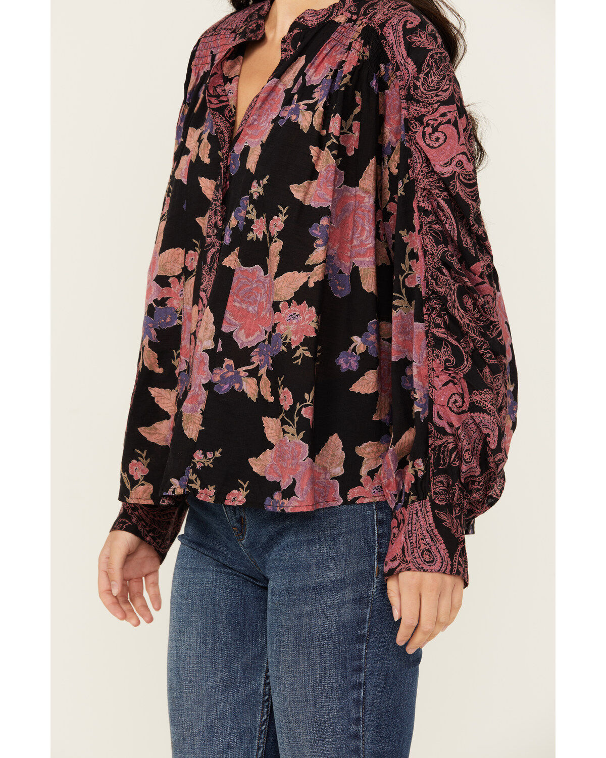 Free People Women's Maraya Floral Printed Top