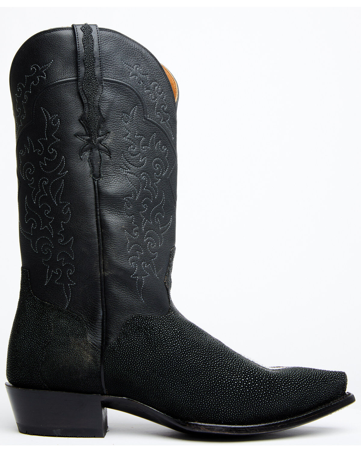 El Dorado Men's Exotic Stingray Skin Western Boots - Snip Toe
