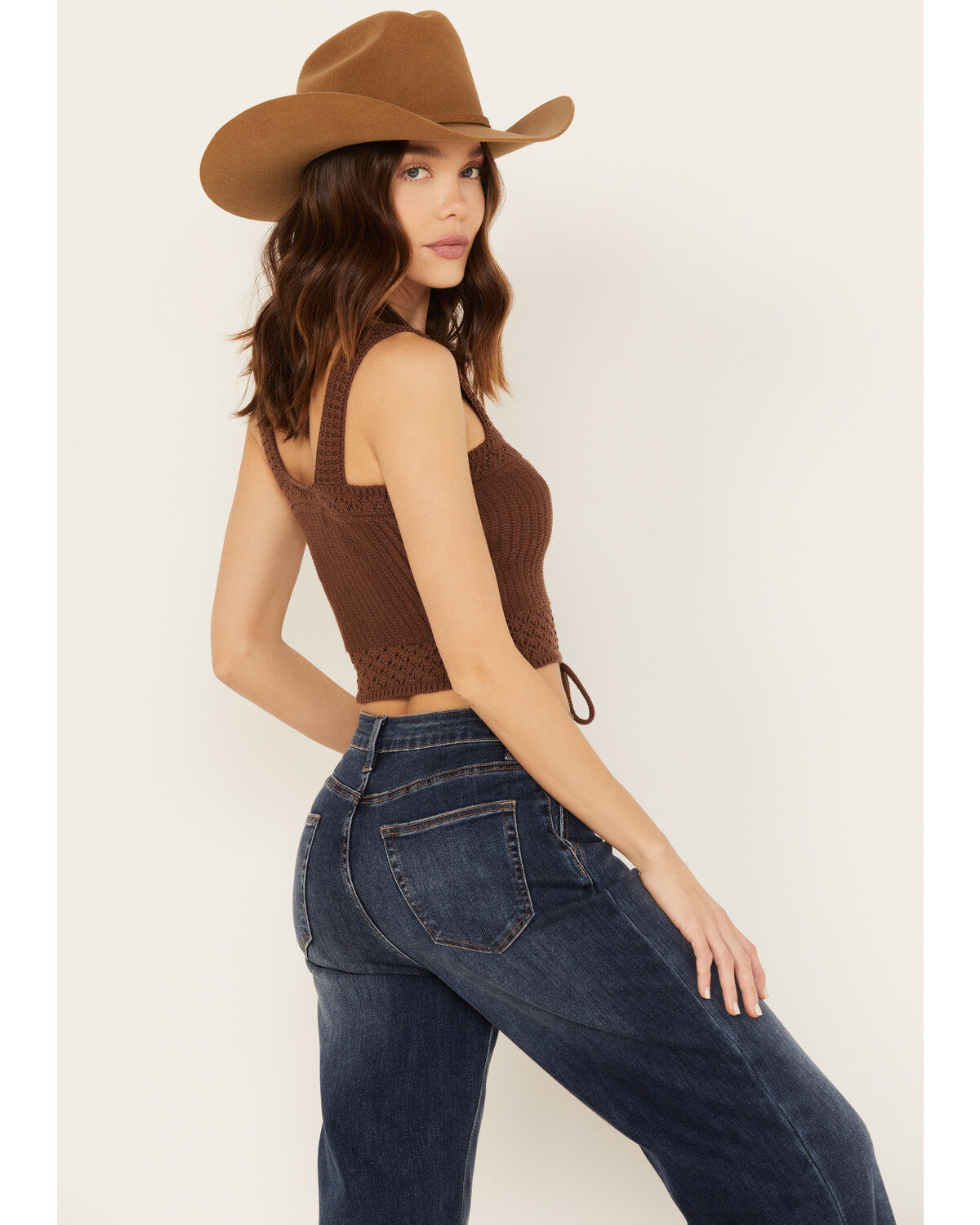 Shyanne Women's Tie-Front Sweater Tank