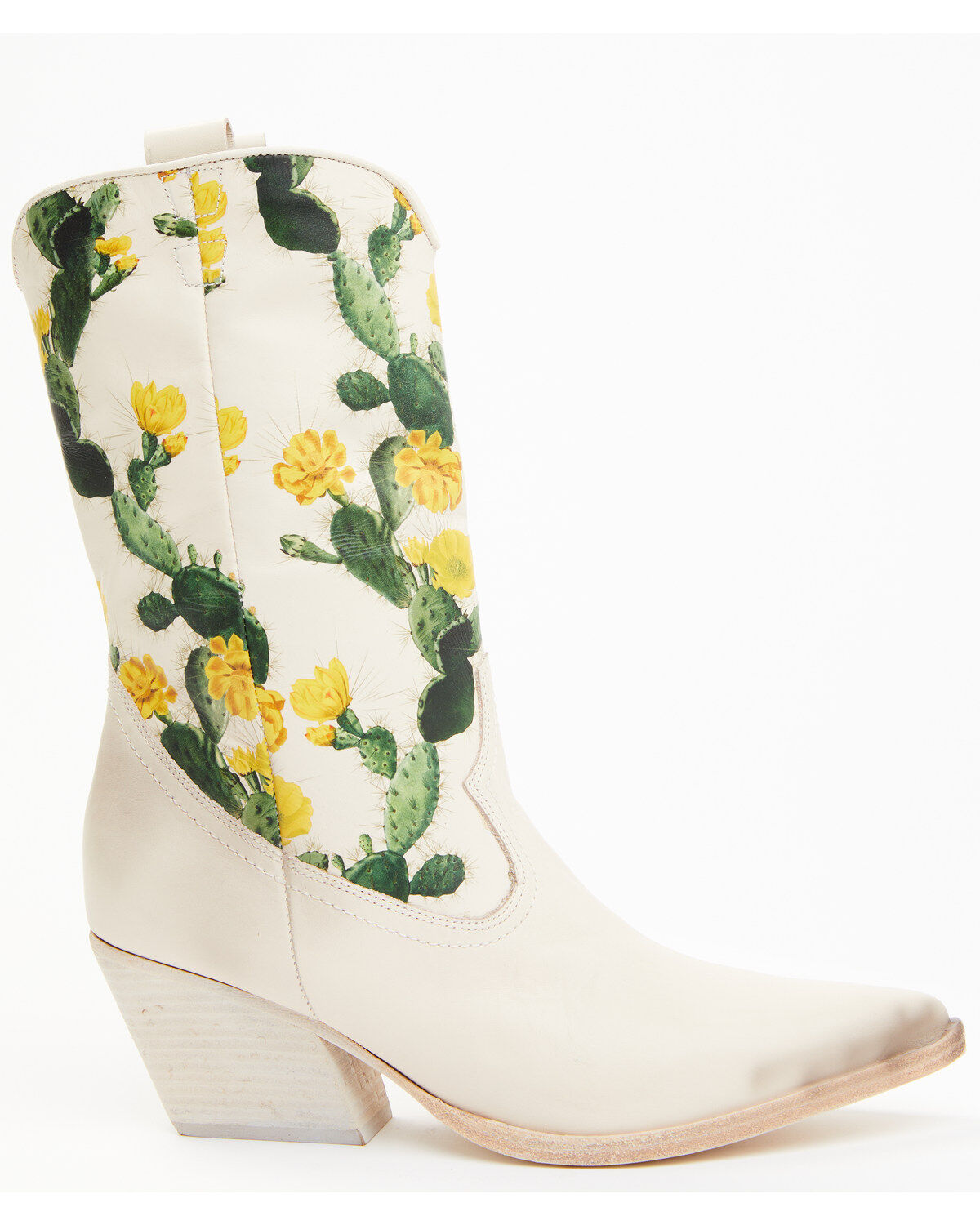 Golo Shoes Women's Cactus Graphic Western Boot - Round Toe