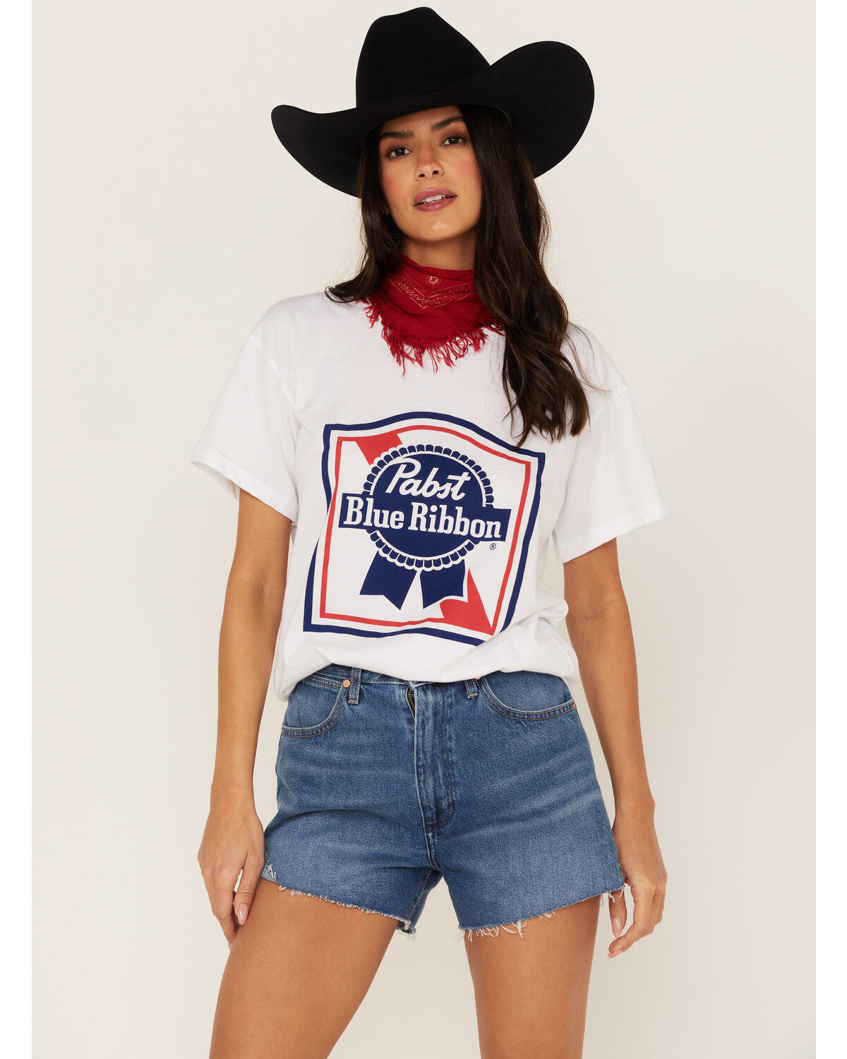 Hooey Women's Boot Barn Exclusive Pabst Logo Short Sleeve Graphic Tee