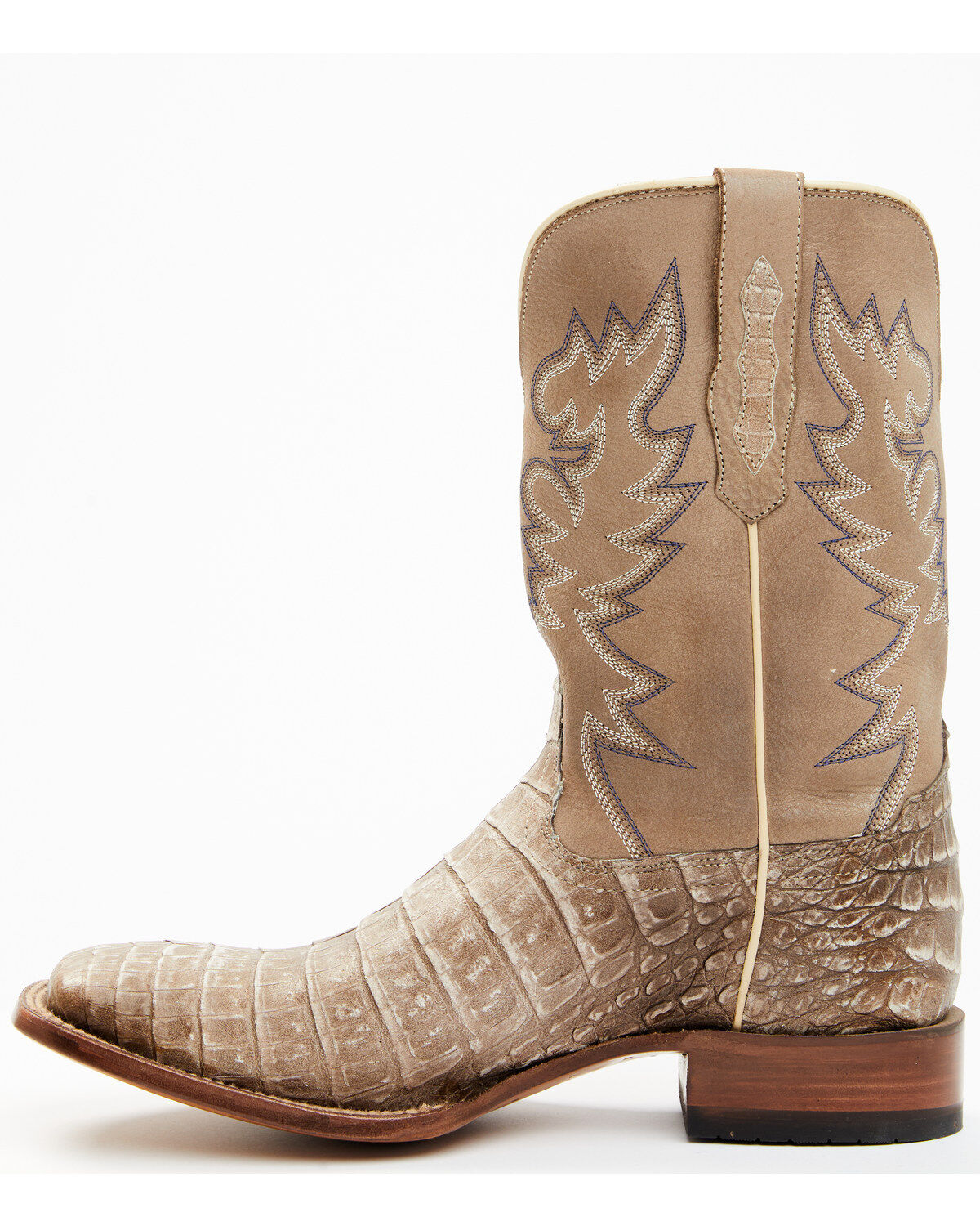 Cody James Men's Exotic Caiman Belly Western Boots - Broad Square Toe