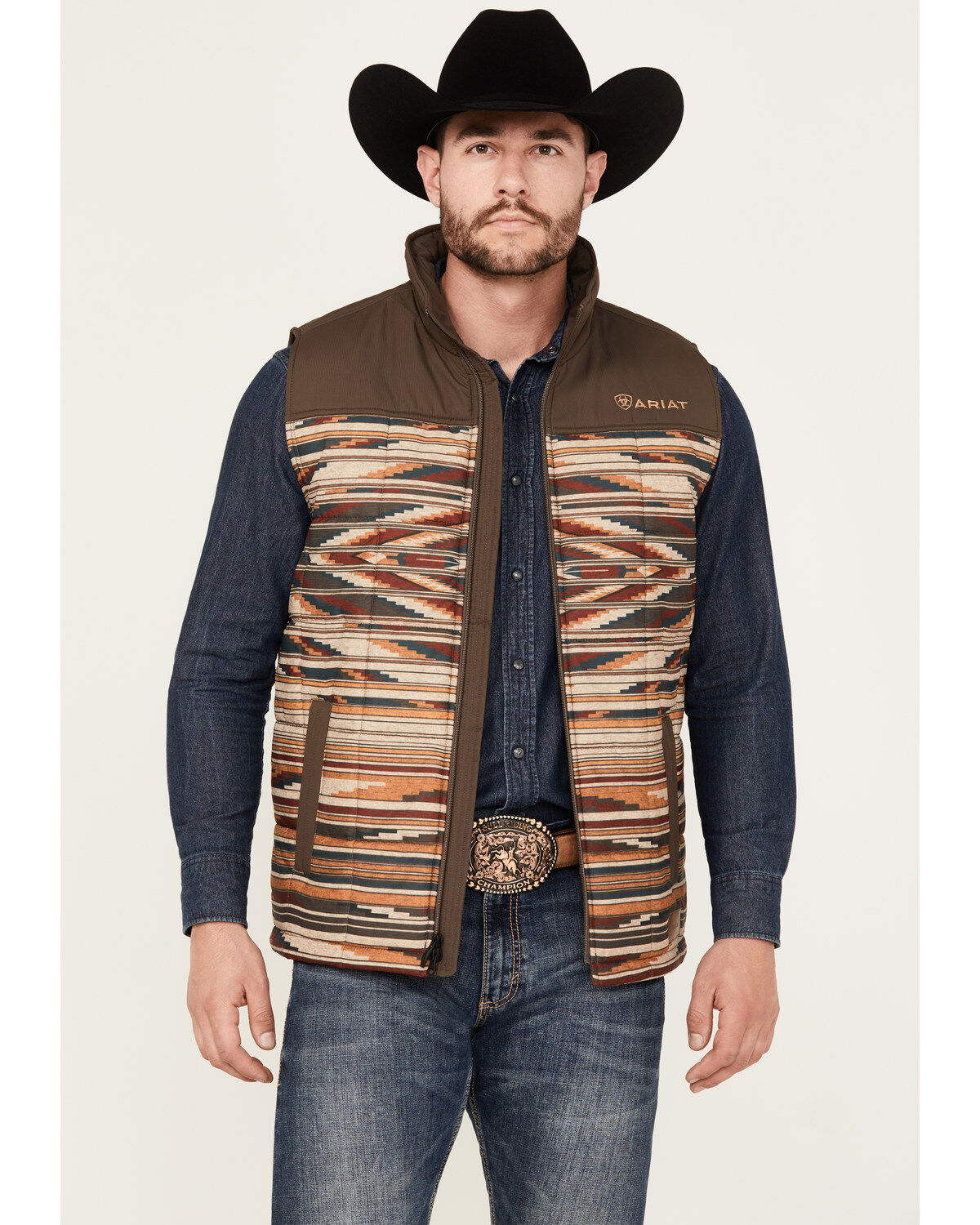 Ariat Men's Chimayo Crius Southwestern Print Vest