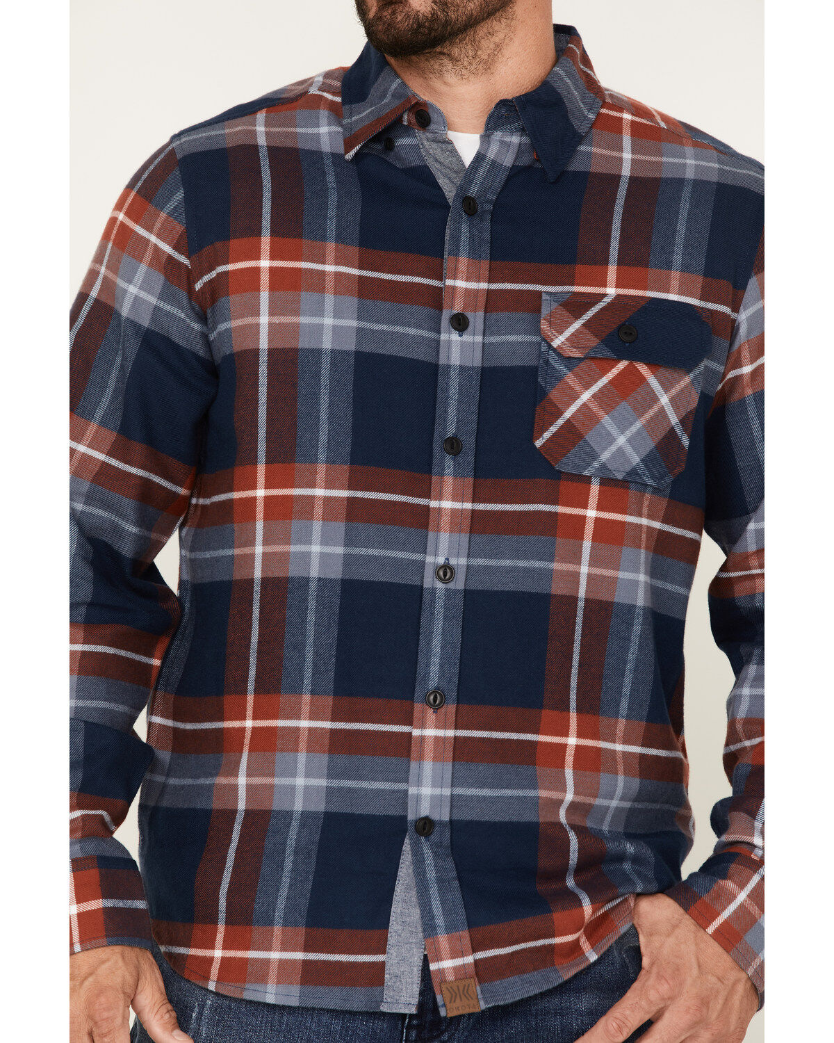 Dakota Grizzly Men's Brock Button Down Long Sleeve Flannel Shirt