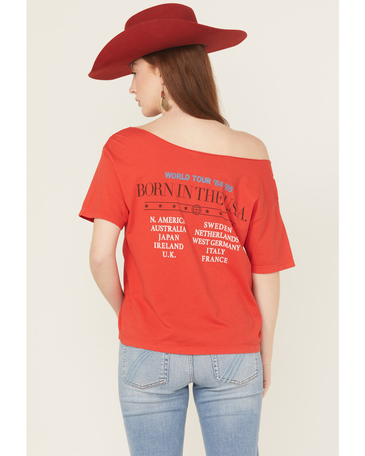 Day Dreamer Women's Bruce Springsteen Born In The USA Short Sleeve Graphic Tee