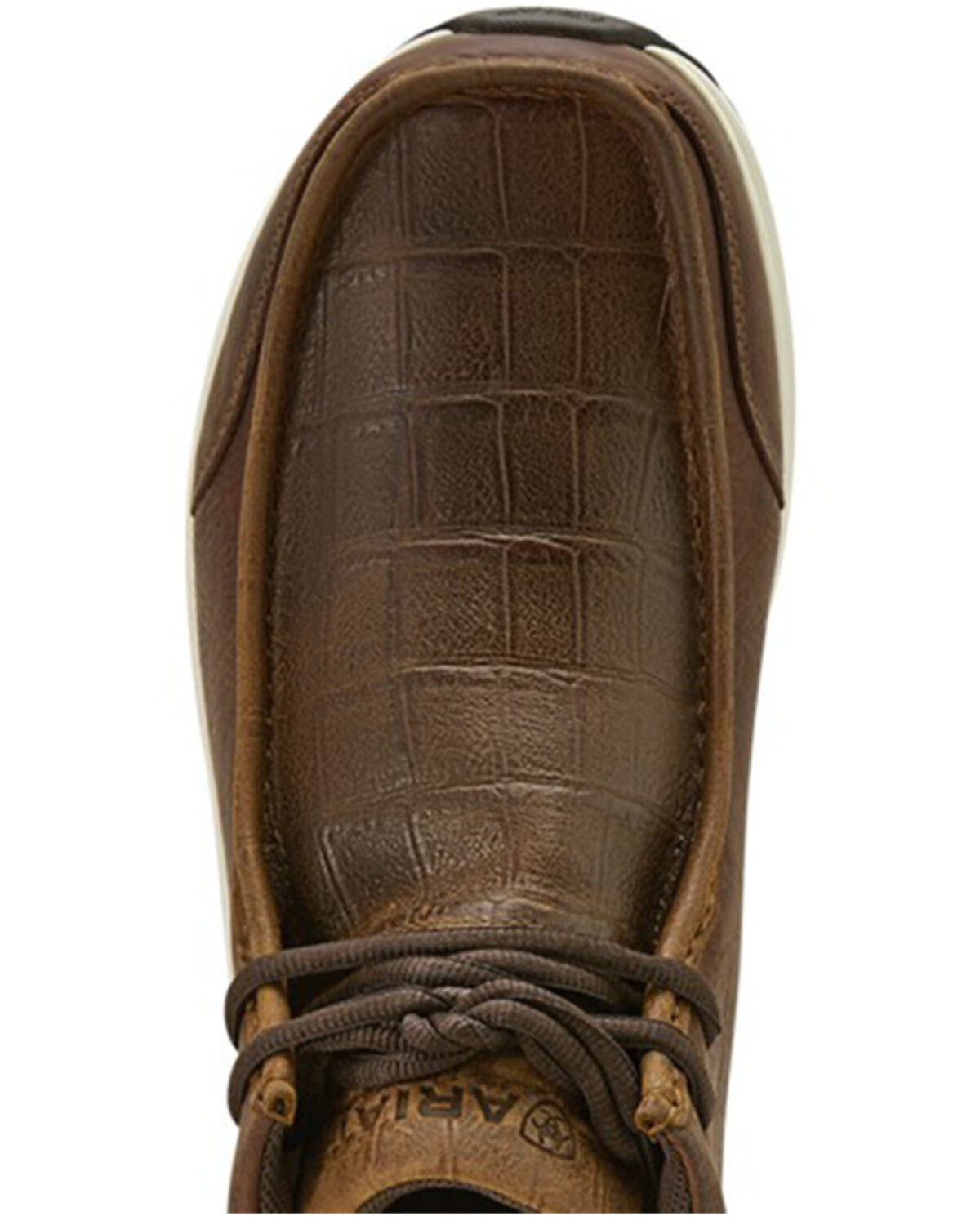 Ariat Men's Spitfire Crocodile Print Casual Shoes - Moc Toe