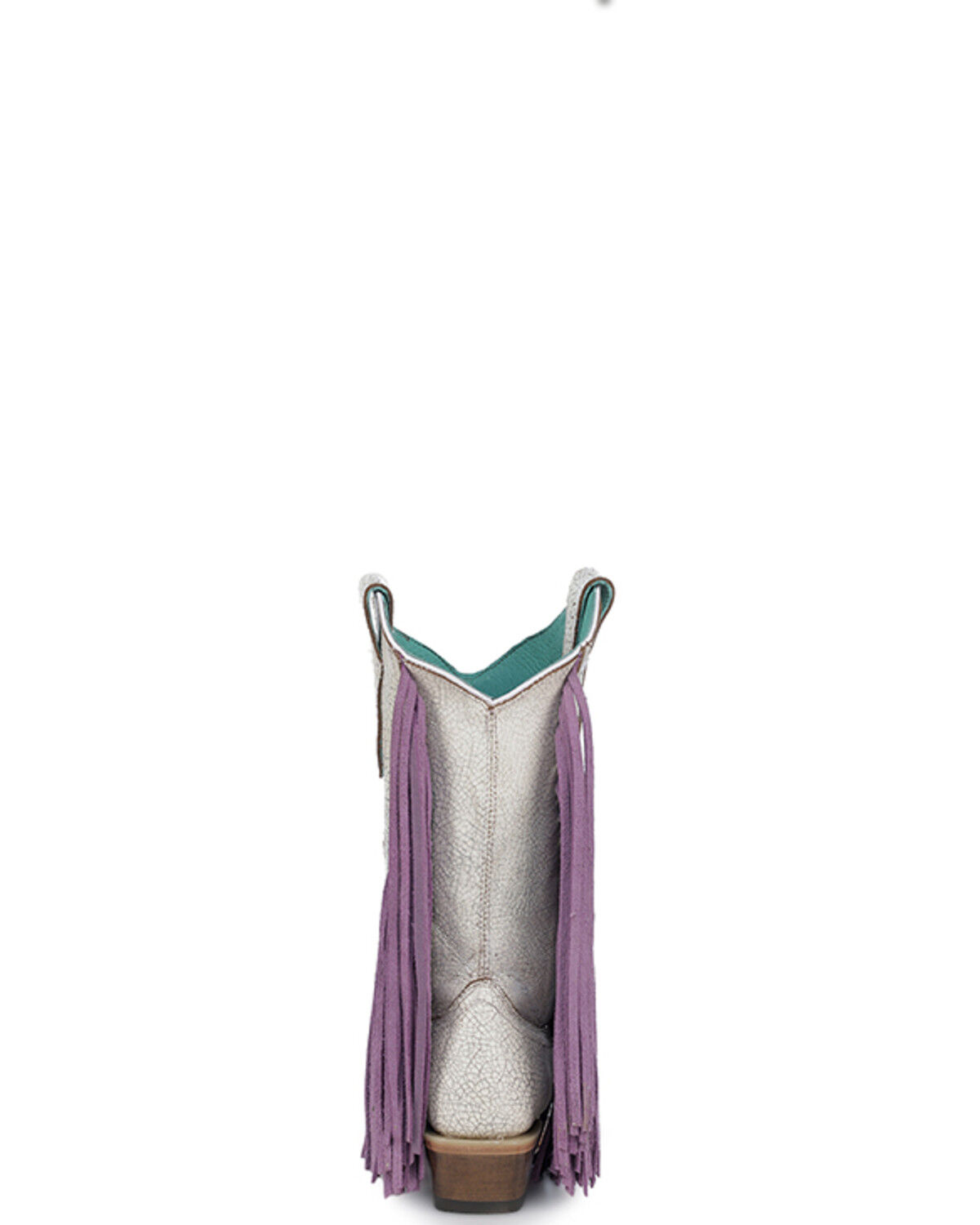 Corral Girls' Star Inlay Fringe Western Boots - Snip Toe