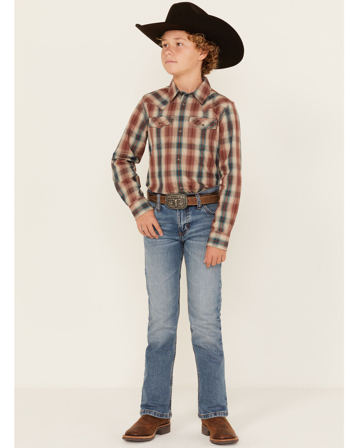 Wrangler 20X Boys' Wright 42 Vintage Bootcut Stretch Denim Jeans