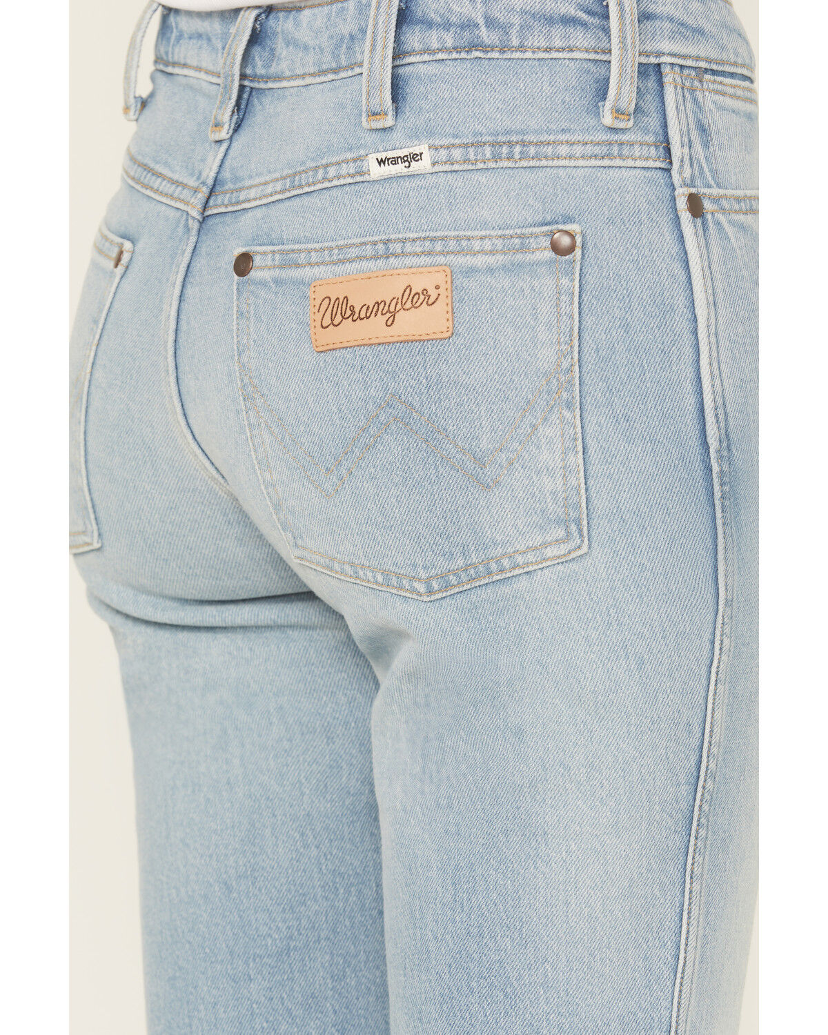 Wrangler Women's Golden Days Medium Wash Mid Rise Heritage Bootcut Stretch Denim Jeans