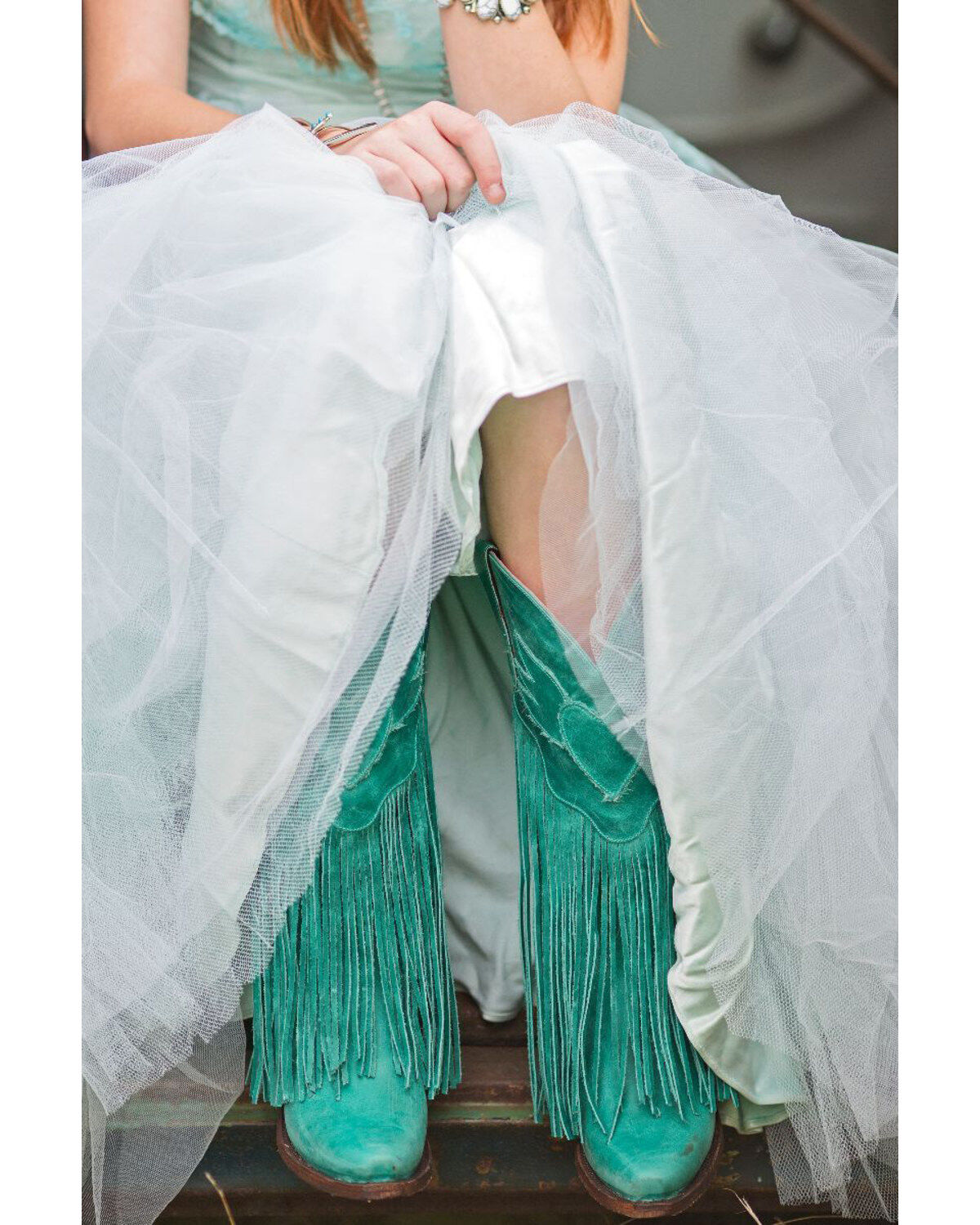 Junk Gypsy by Lane Women's Dreamer Fringe Western Boots - Snip Toe