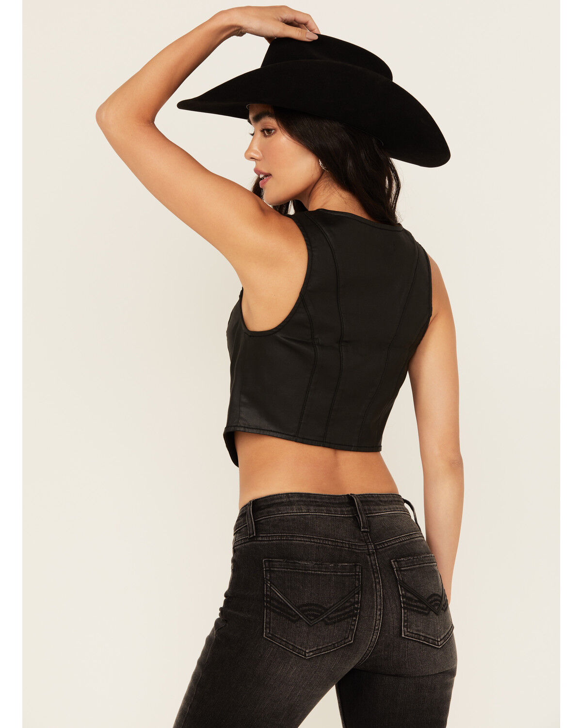 Idyllwind Women's Coated Bustier Button-Down Vest