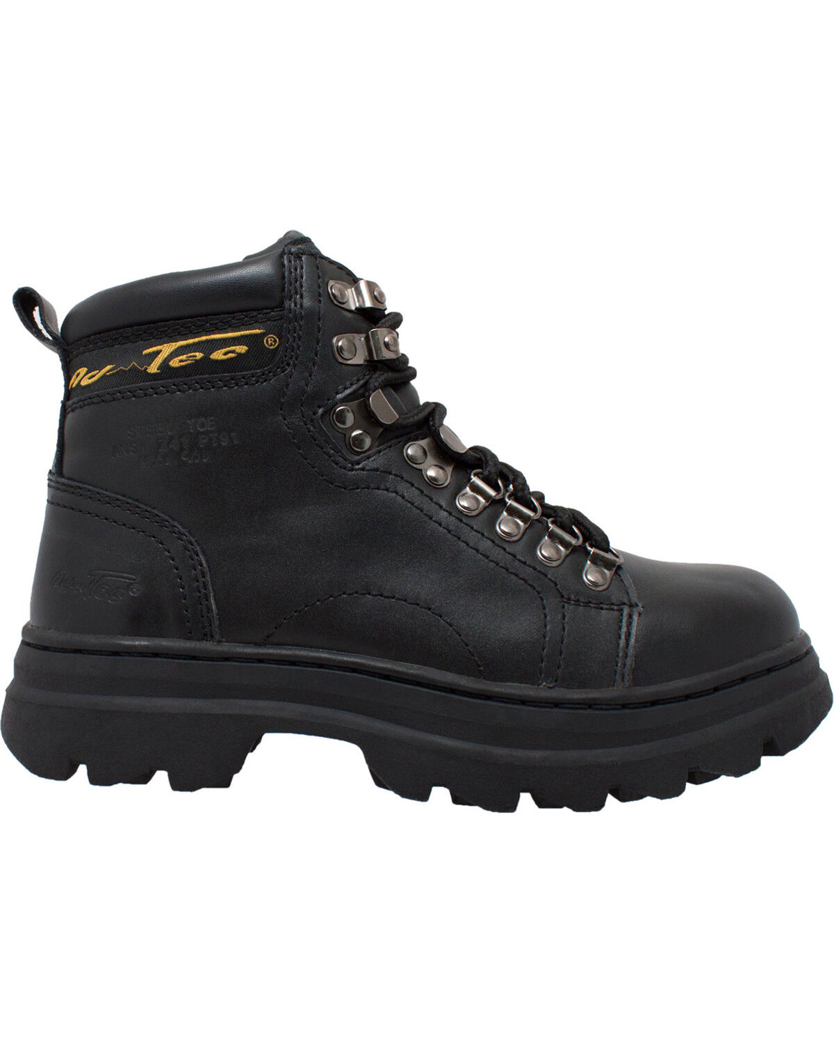 Ad Tec Women's 6" Leather Work Boots - Steel Toe
