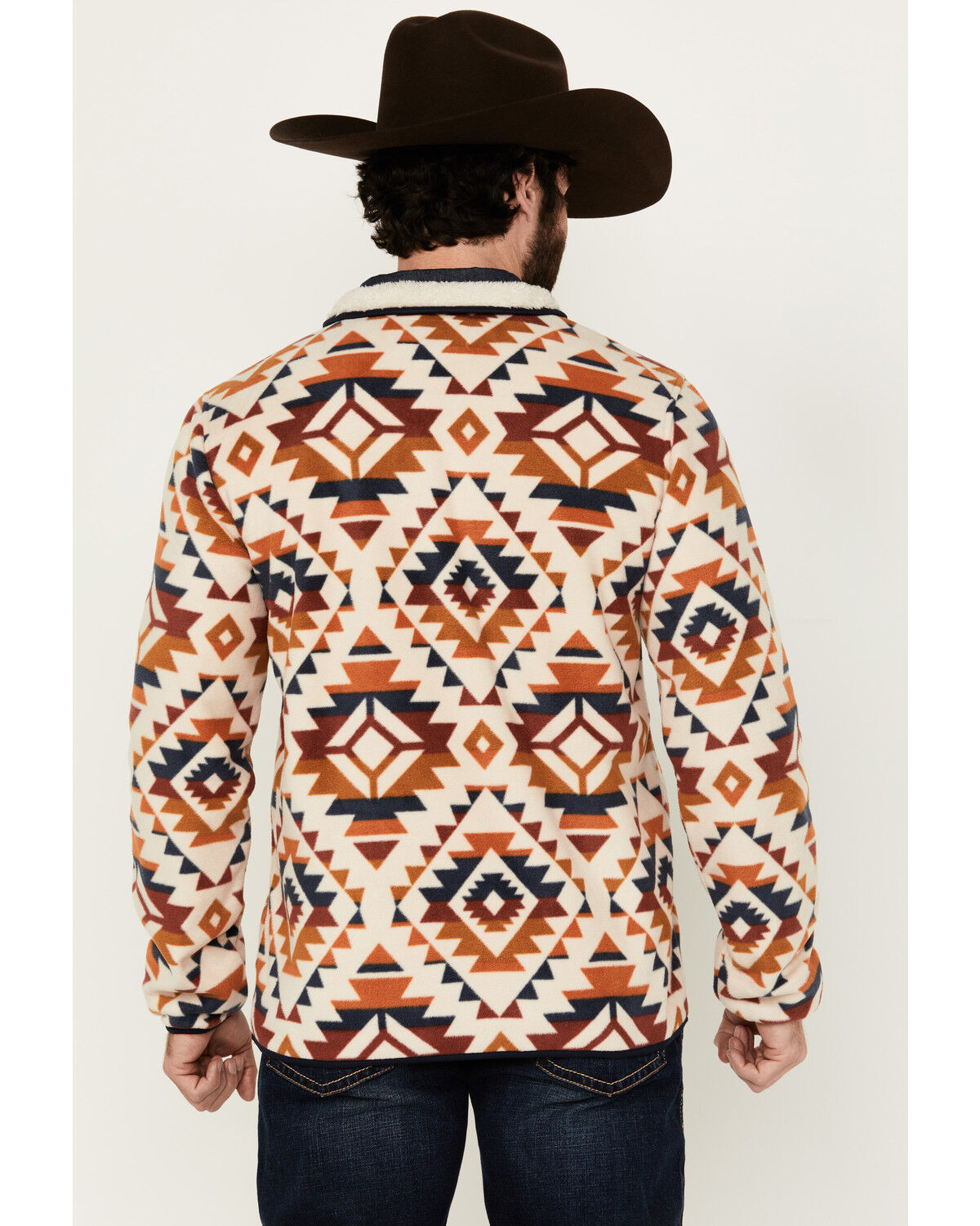 Cody James Men's Base Camp Southwestern Print 1/4 Snap Pullover