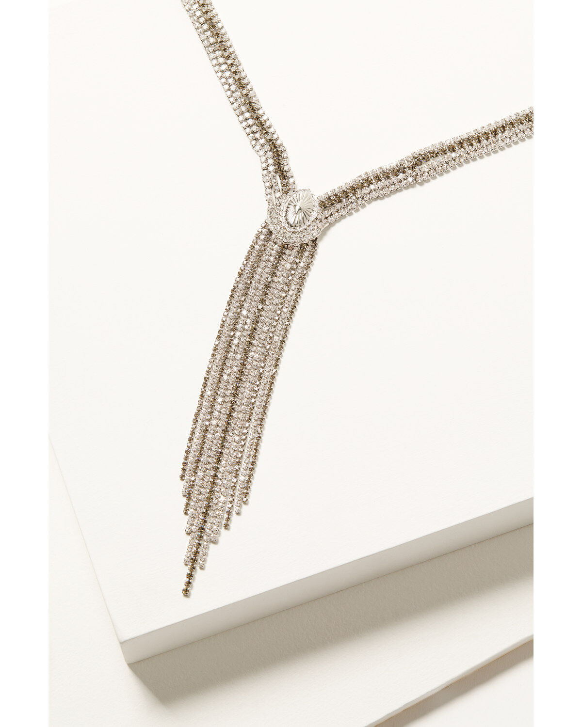 Wonderwest Women's Annalee Rhinestone Lariat Necklace