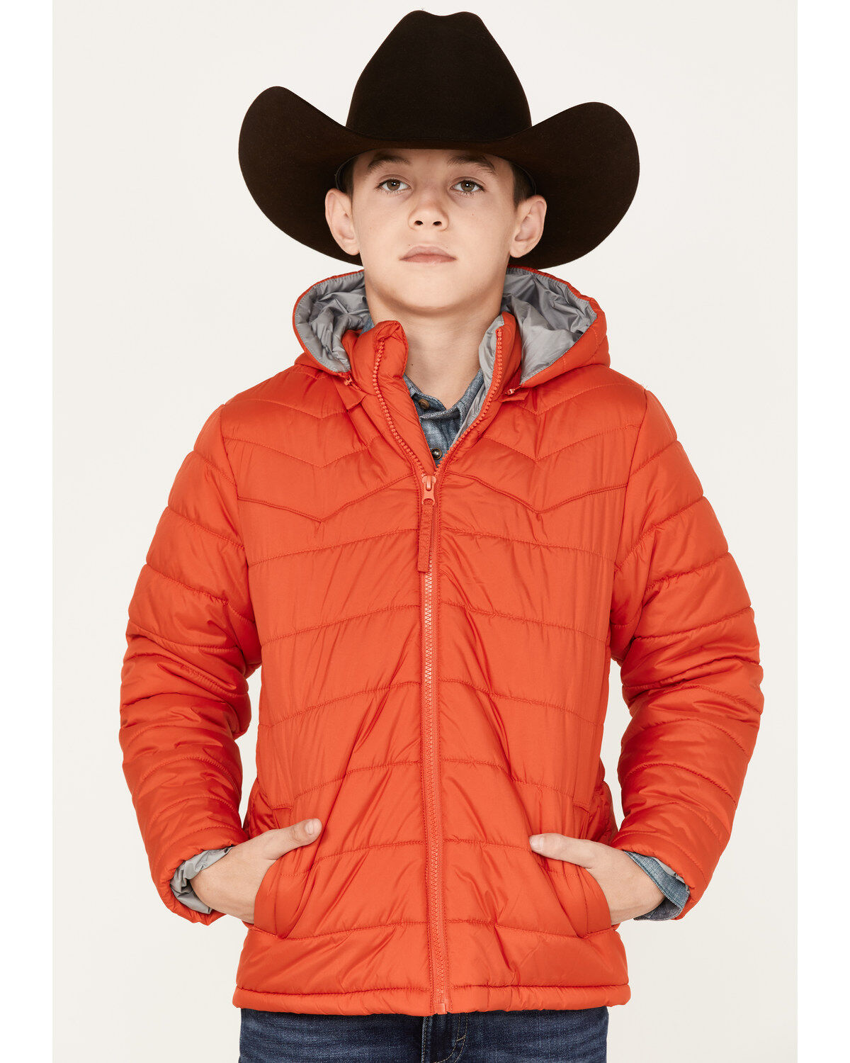 Cody James Boys' Hooded Puffer Jacket