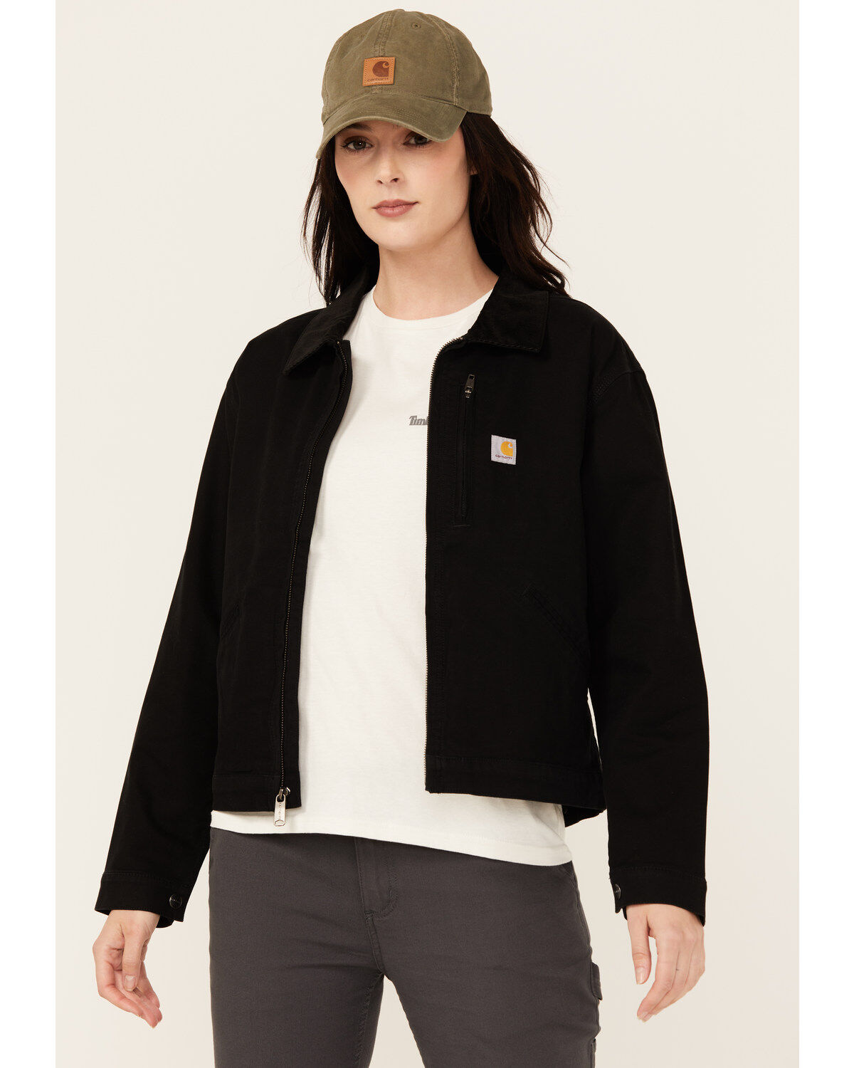 Carhartt Women's Rugged FleX™ Loose Fit Canvas Detroit Jacket