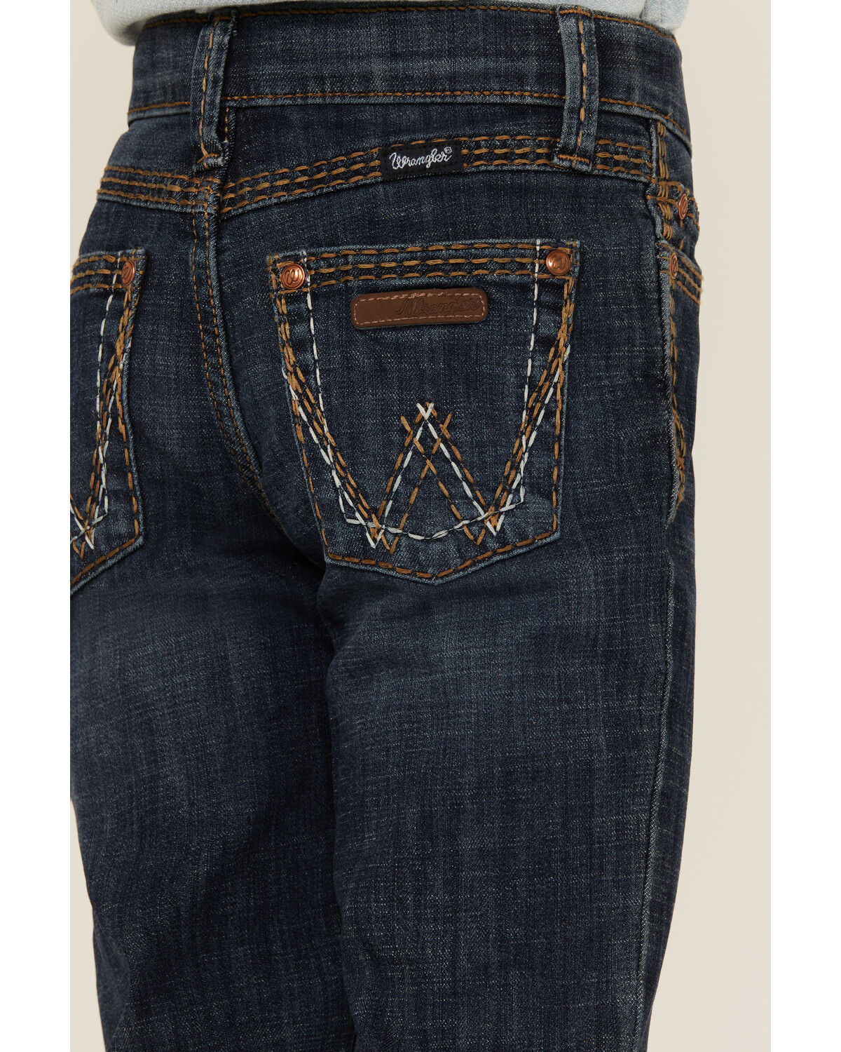 Wrangler Retro Girls' Denver Medium Wash Regular Fit Mid Rise Bootcut Jeans