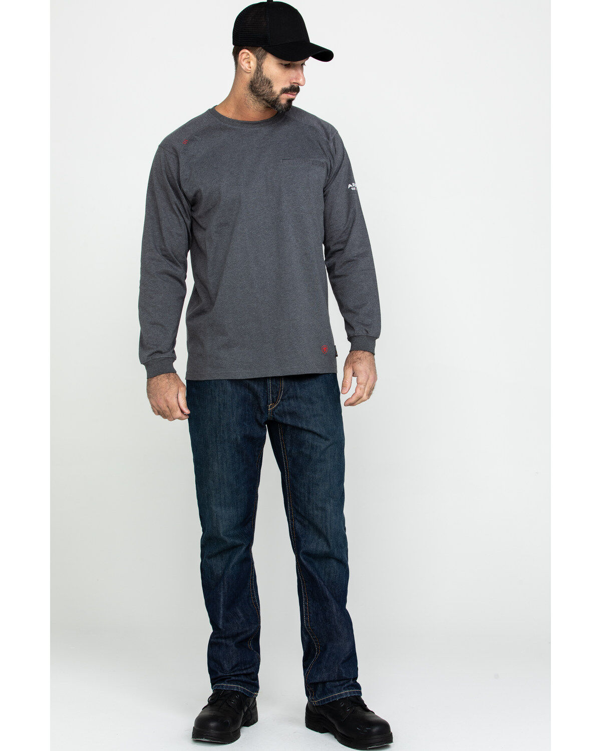 Ariat Men's FR Air Crew Long Sleeve Work Shirt