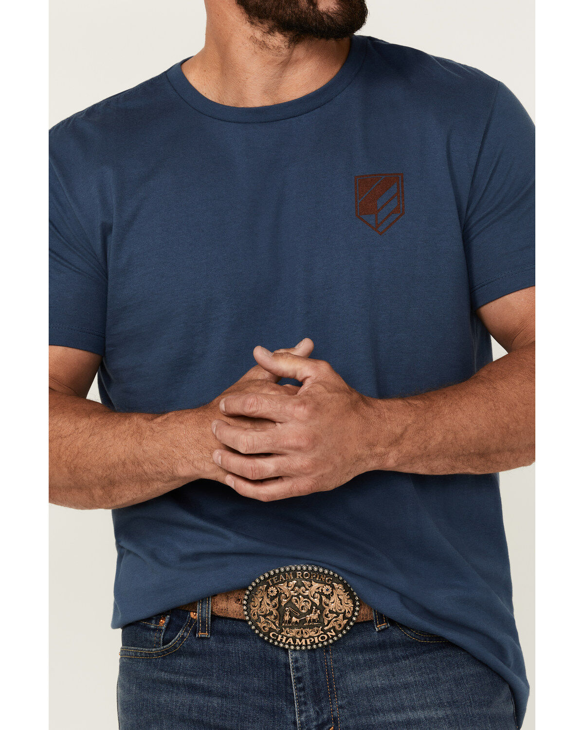 RANK 45&reg; Men's Bull Shield Short Sleeve Graphic T-Shirt