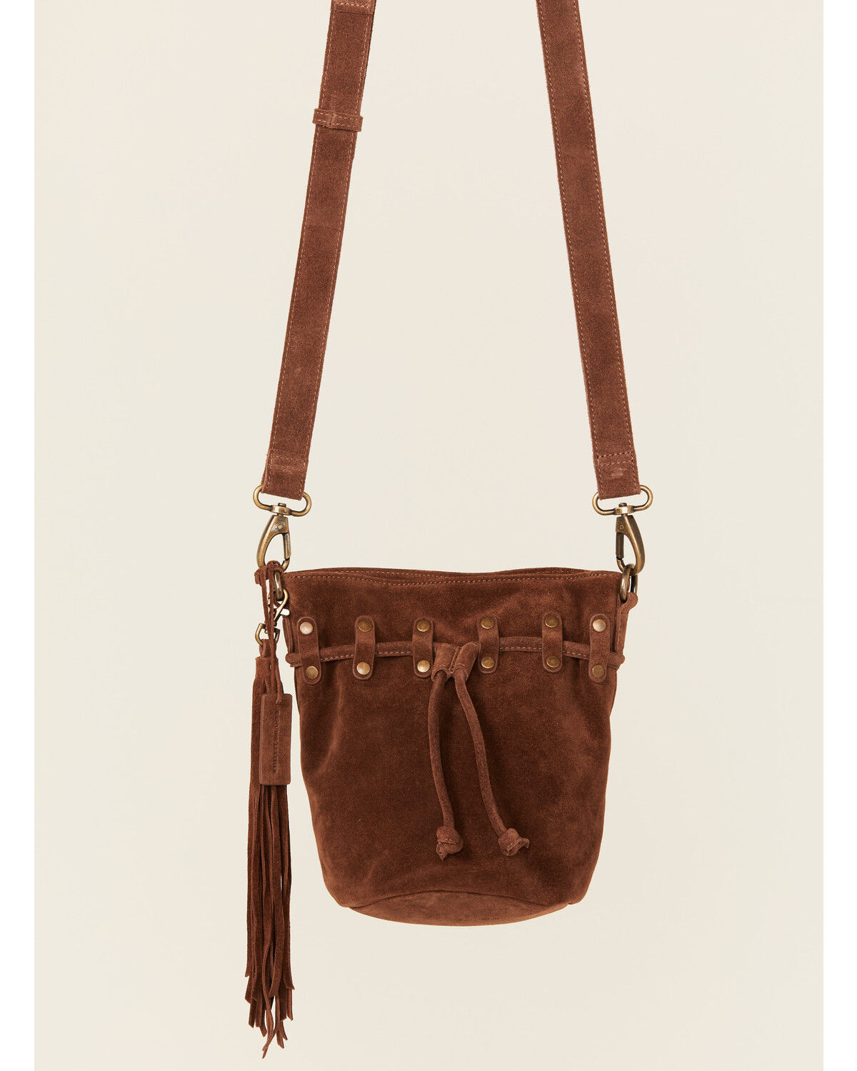 Shyanne Women's Aria Suede Bucket Crossbody Bag