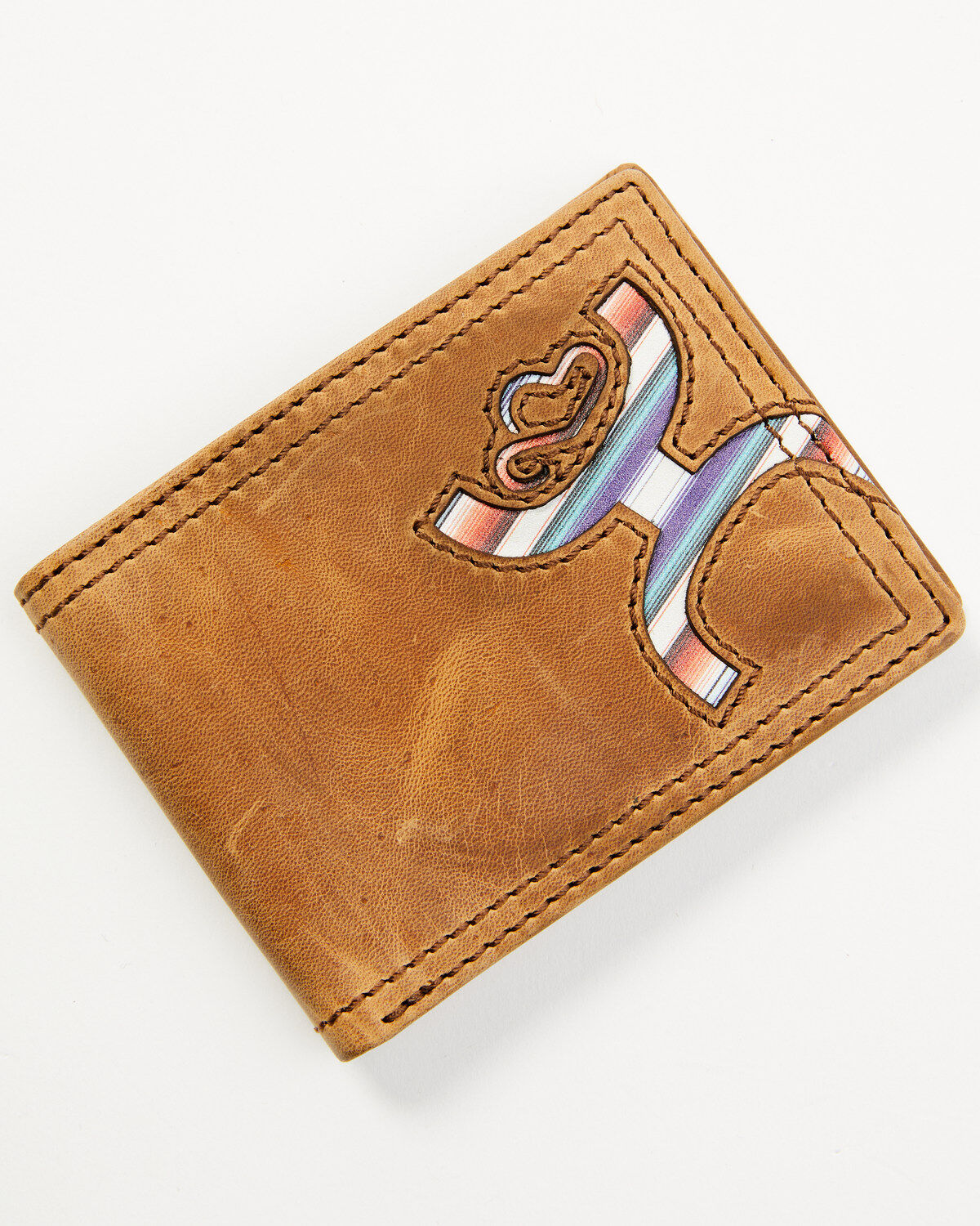 Hooey Men's Logo Front Pocket Bi-Fold Wallet