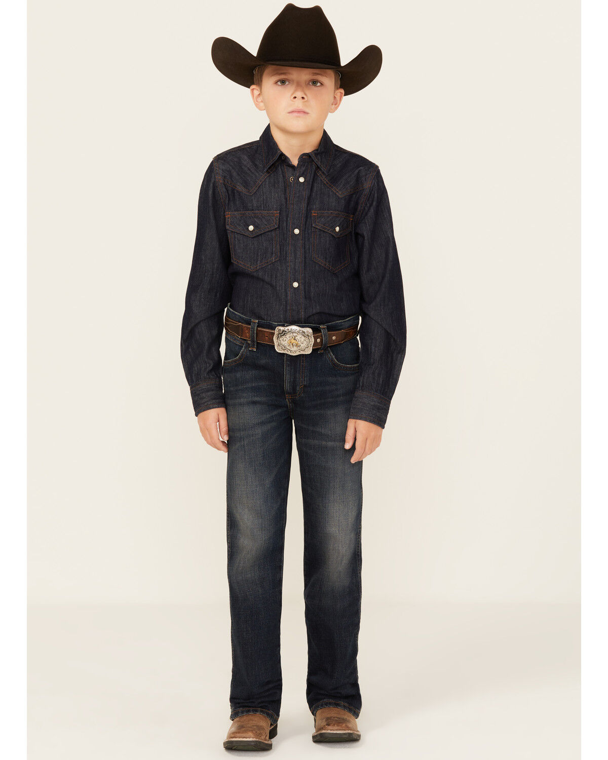 Wrangler Retro Boys' Slim Bootcut Stretch Denim Jeans