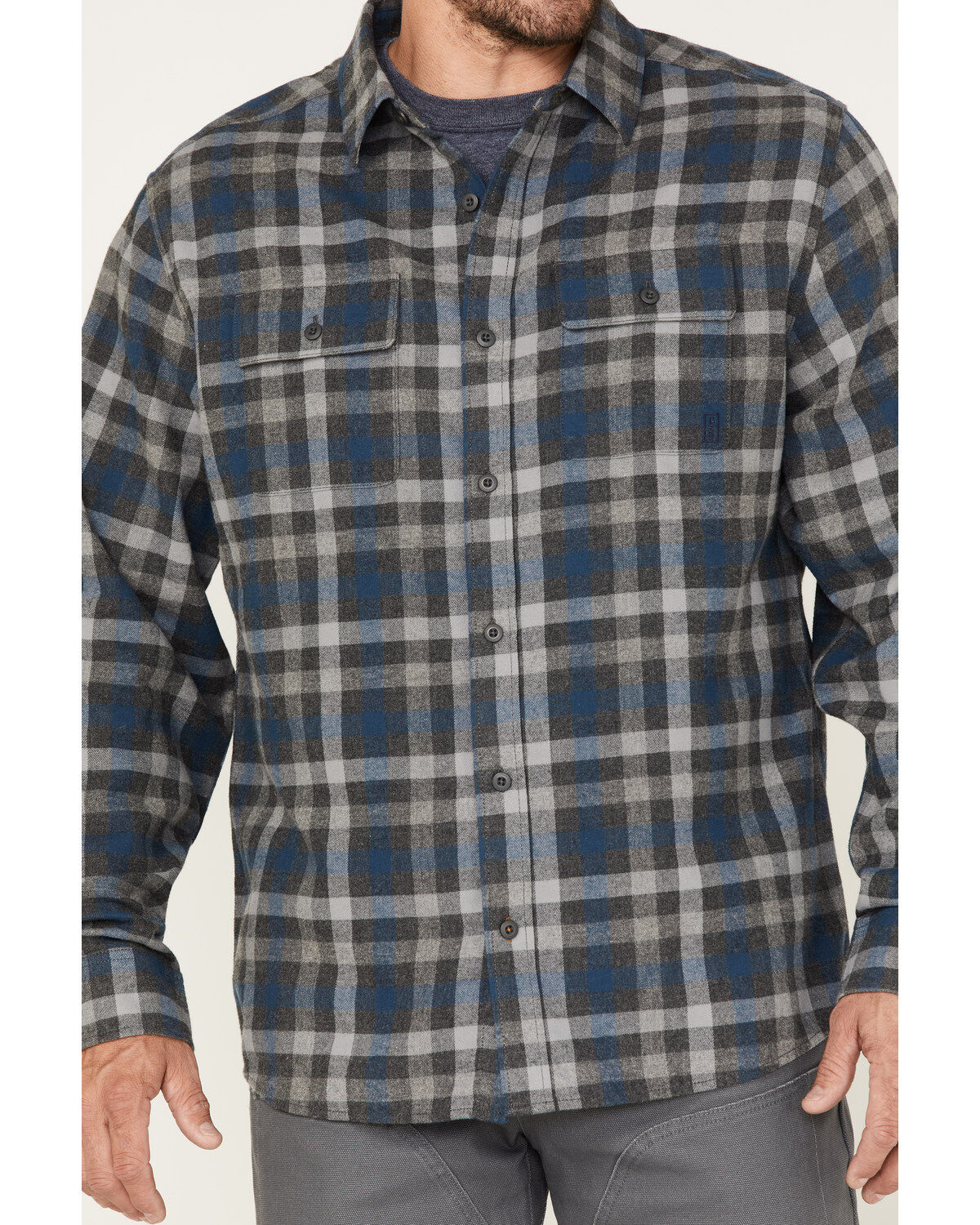 Brothers and Sons Men's Everyday Plaid Print Button Down Western Flannel Shirt