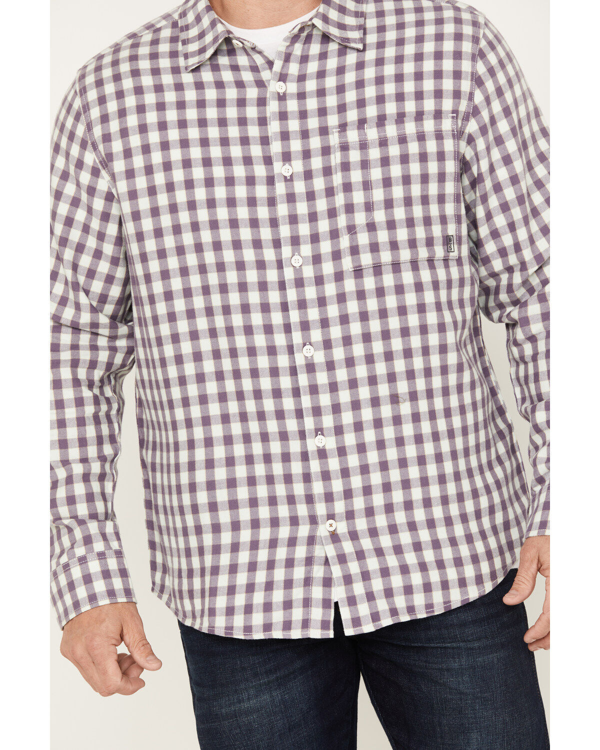 Brothers and Sons Casual Plaid Button Down Long Sleeve Western Shirt