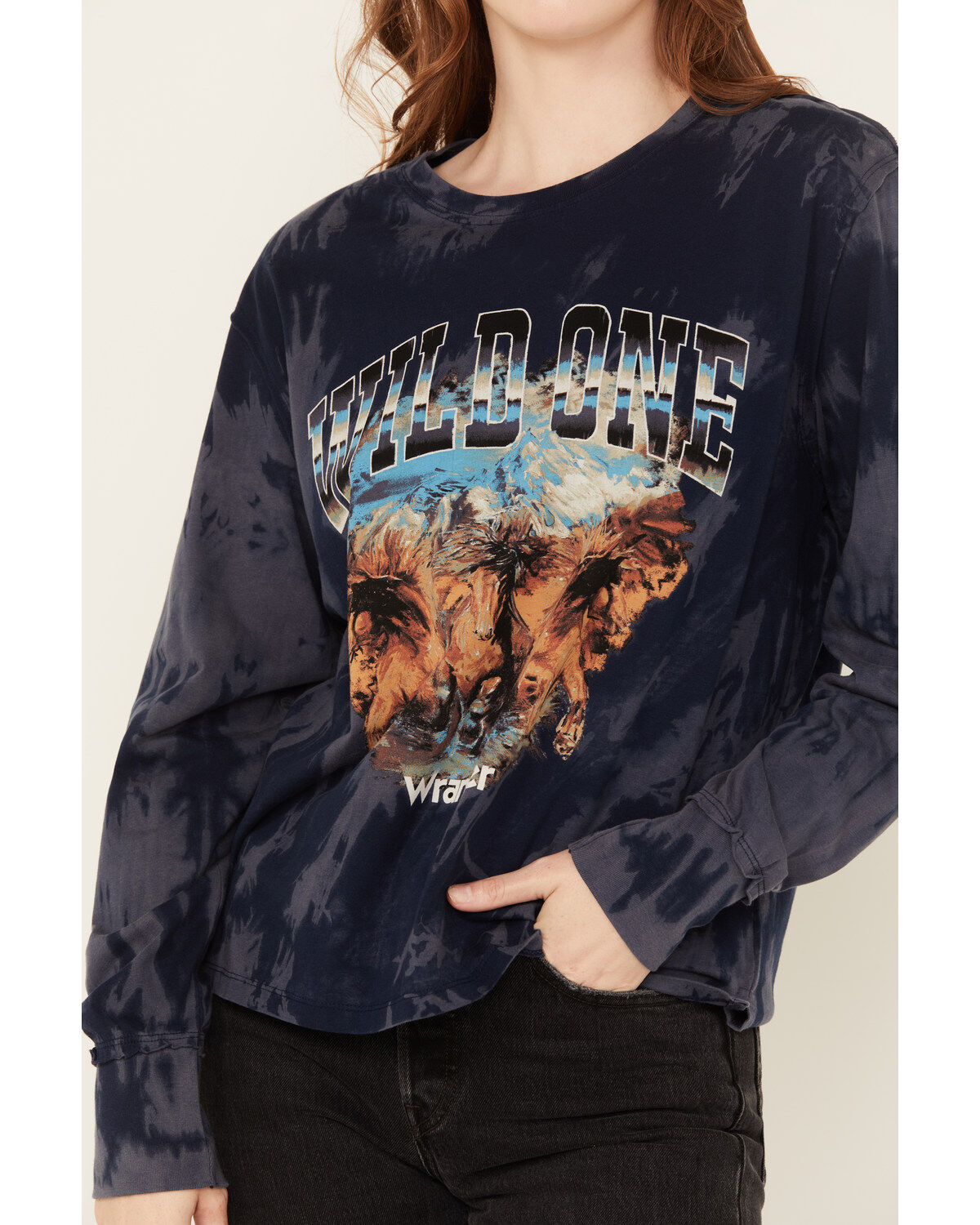 Wrangler Retro Women's Wild One Long Sleeve Graphic Tee