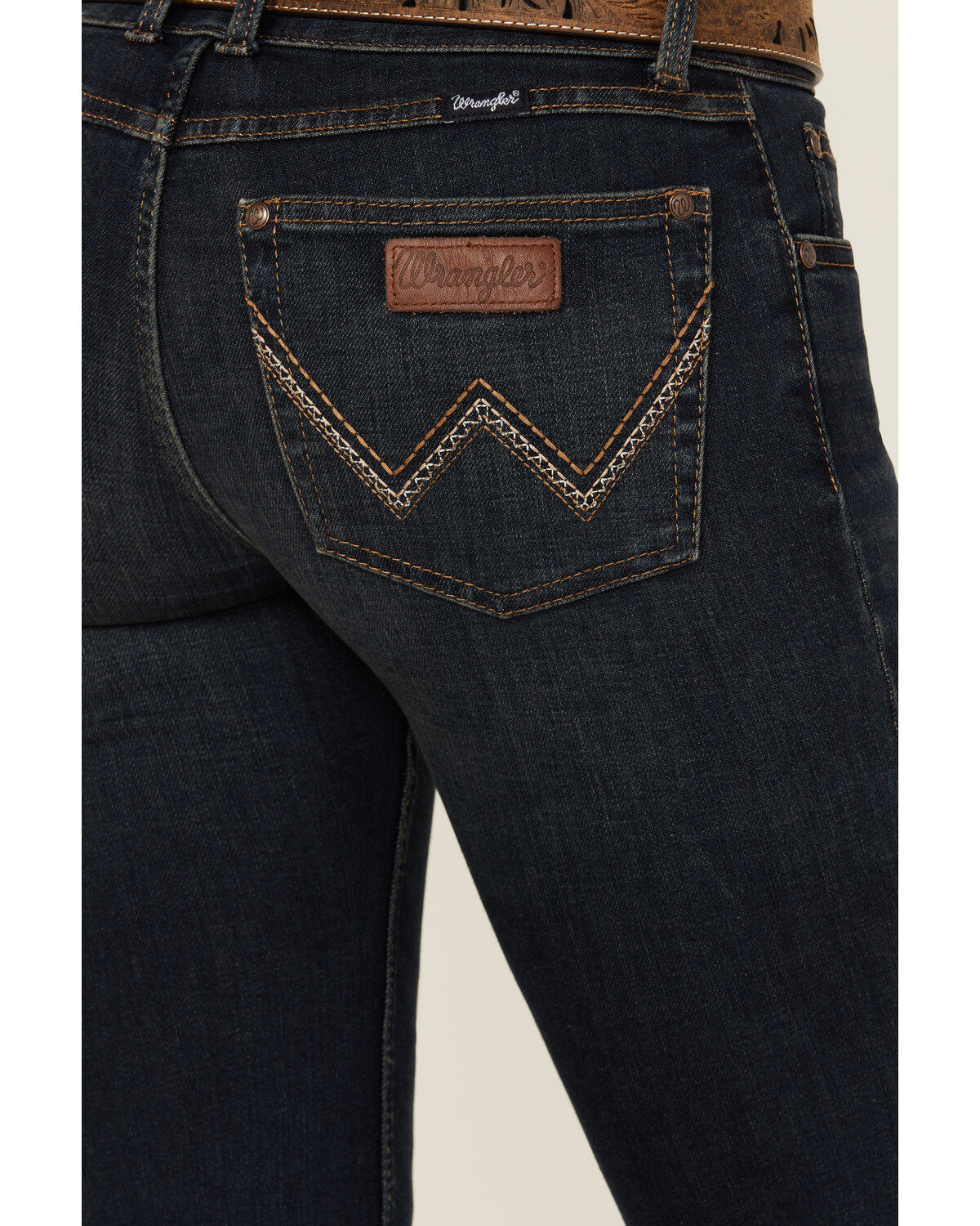 Wrangler Retro Women's Dark Wash Mid Rise Bootcut Jeans