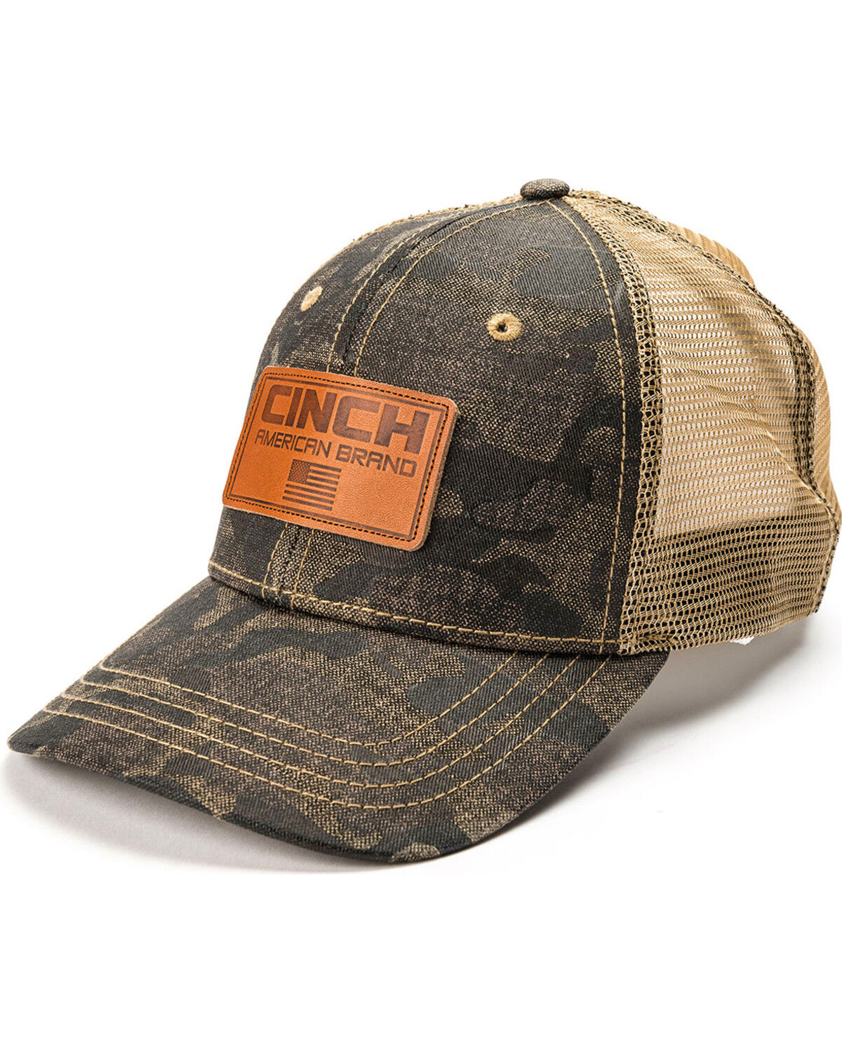 Cinch Men's Camo Patch Ball Cap