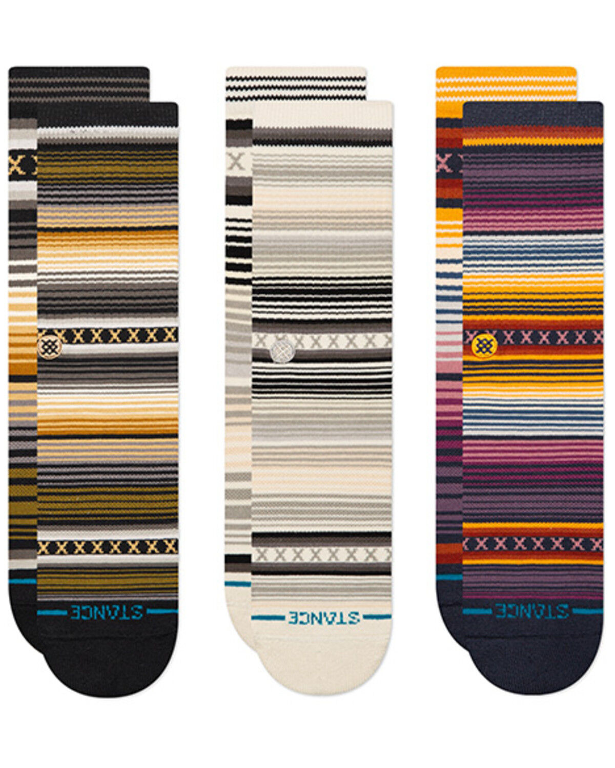 Stance Men's For Curren Crew Sock Pack - 3 Piece