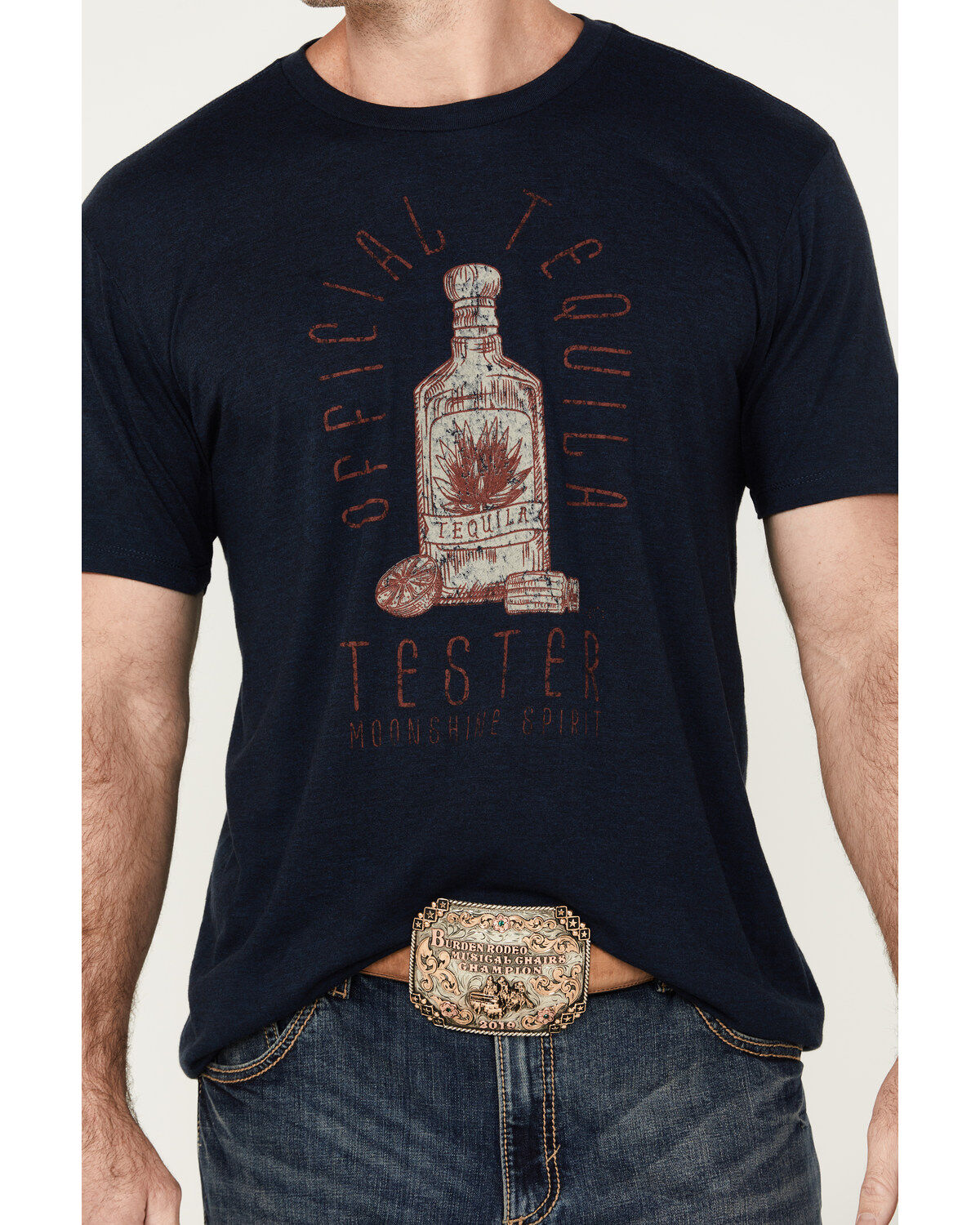 Moonshine Spirit Men's Tequila Tester Short Sleeve Graphic T-Shirt