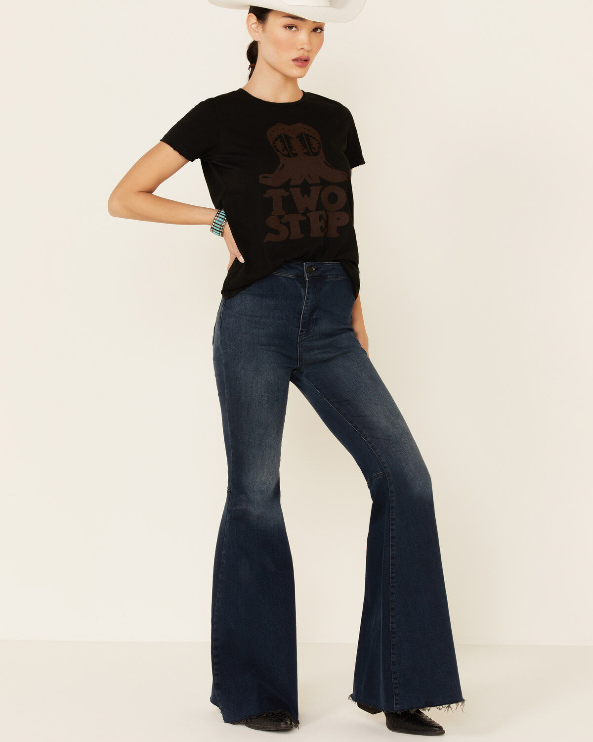 Bandit Women's Two Step Boots Short Sleeve Graphic Tee