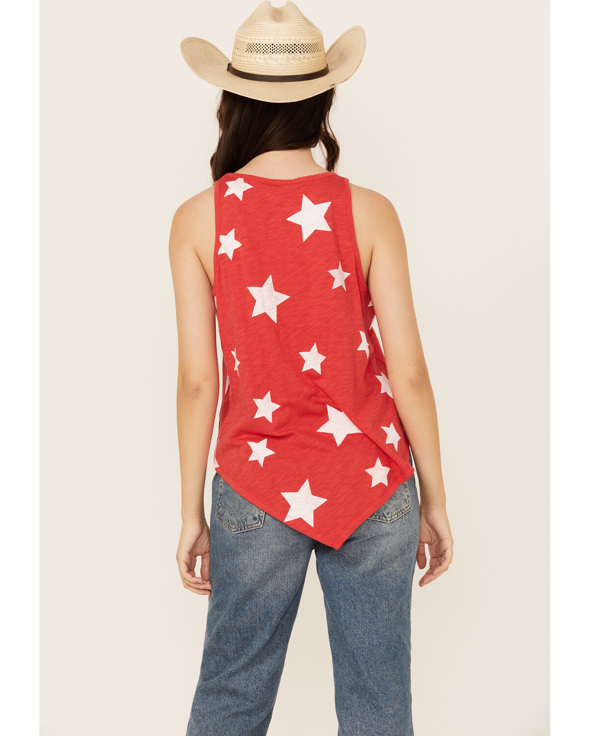Wrangler Retro Women's Star Bandana Hem Tank