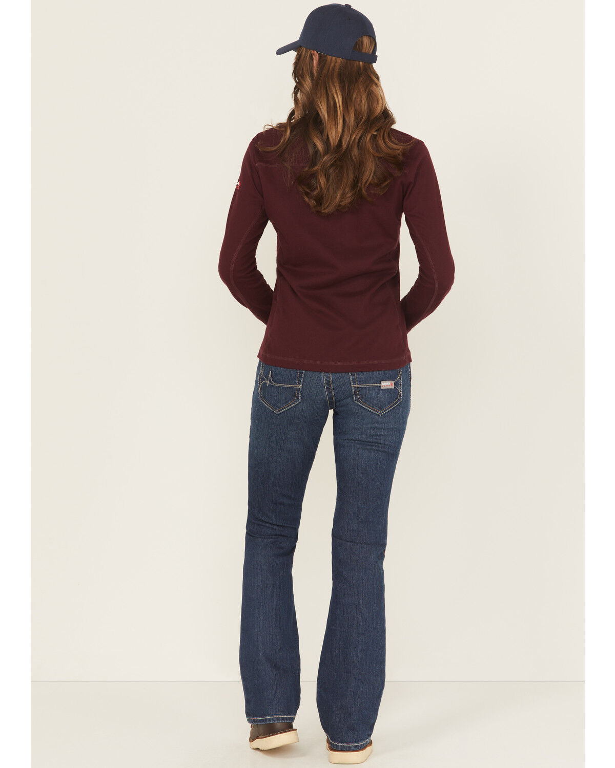 Ariat Women's Mid Rise Flame Resistant Boot Cut Jeans