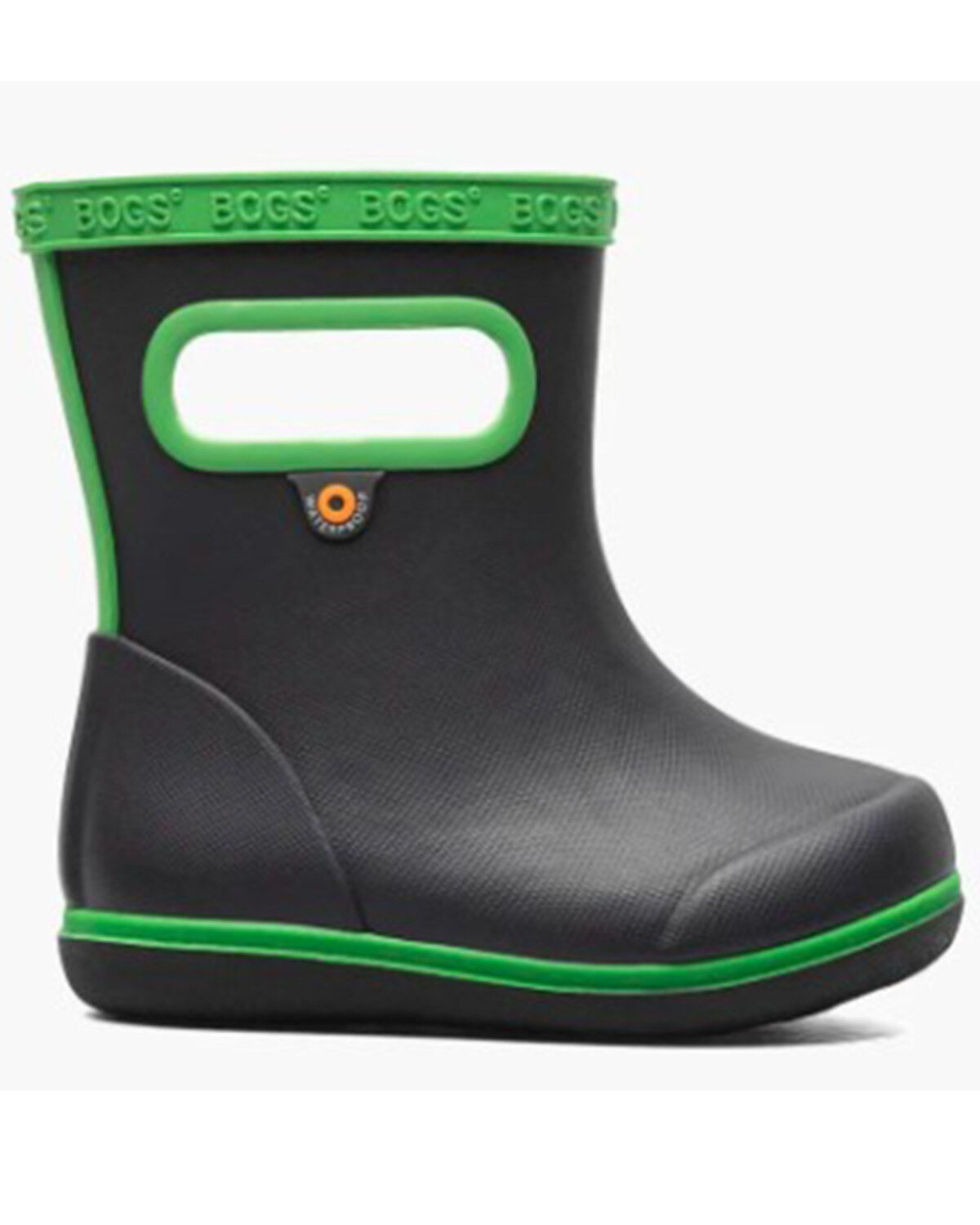 Bogs Boys' Skipper II Solid Rain Boots - Round Toe