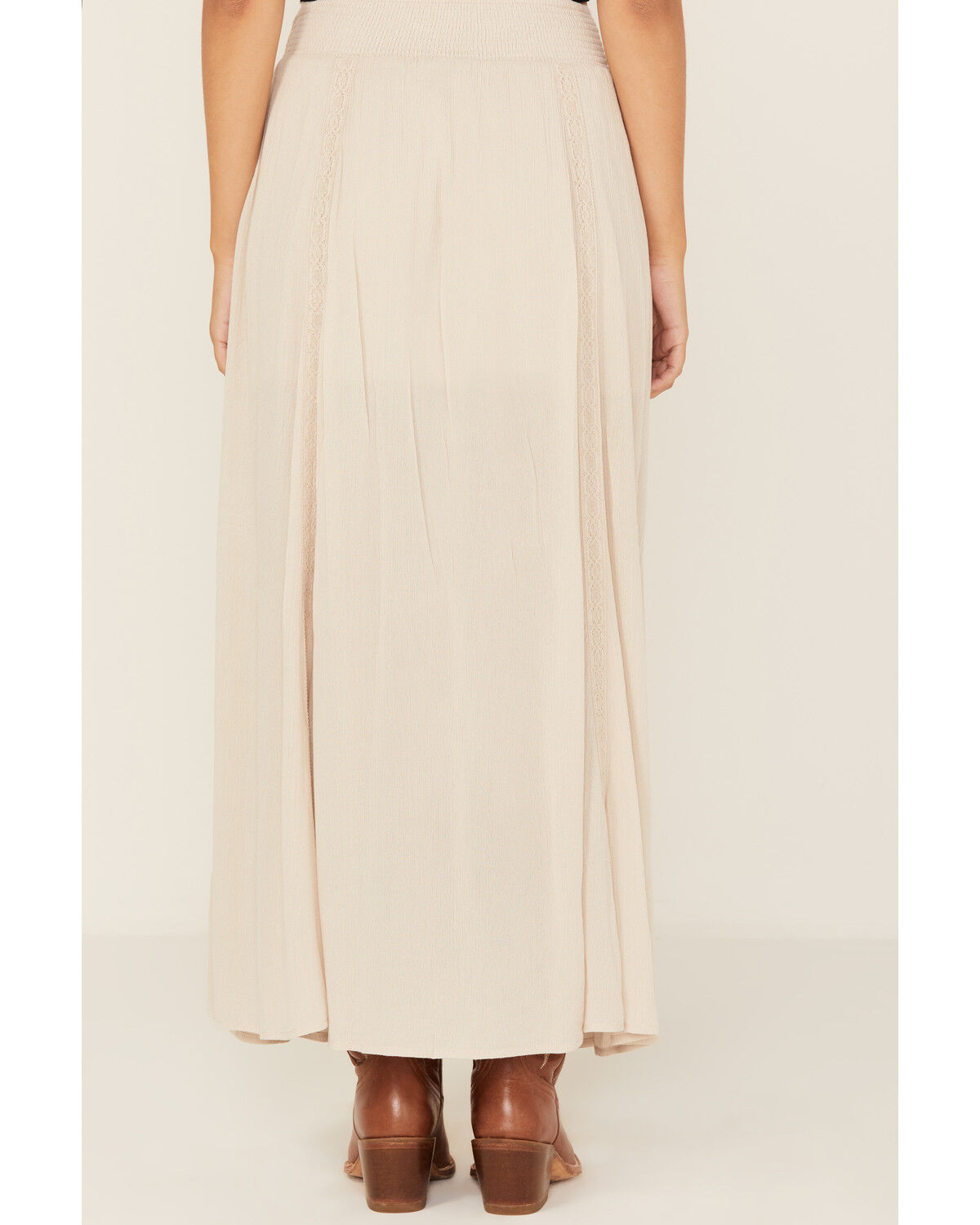 Shyanne Women's Lace Inset Maxi Skirt